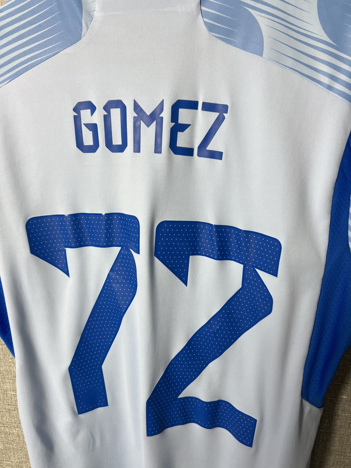 Adidas 2022 - 2023 Adidas Spain Team Gomez Away World Cup Jersey Size US M / EU 48-50 / 2 - 10 Thumbnail