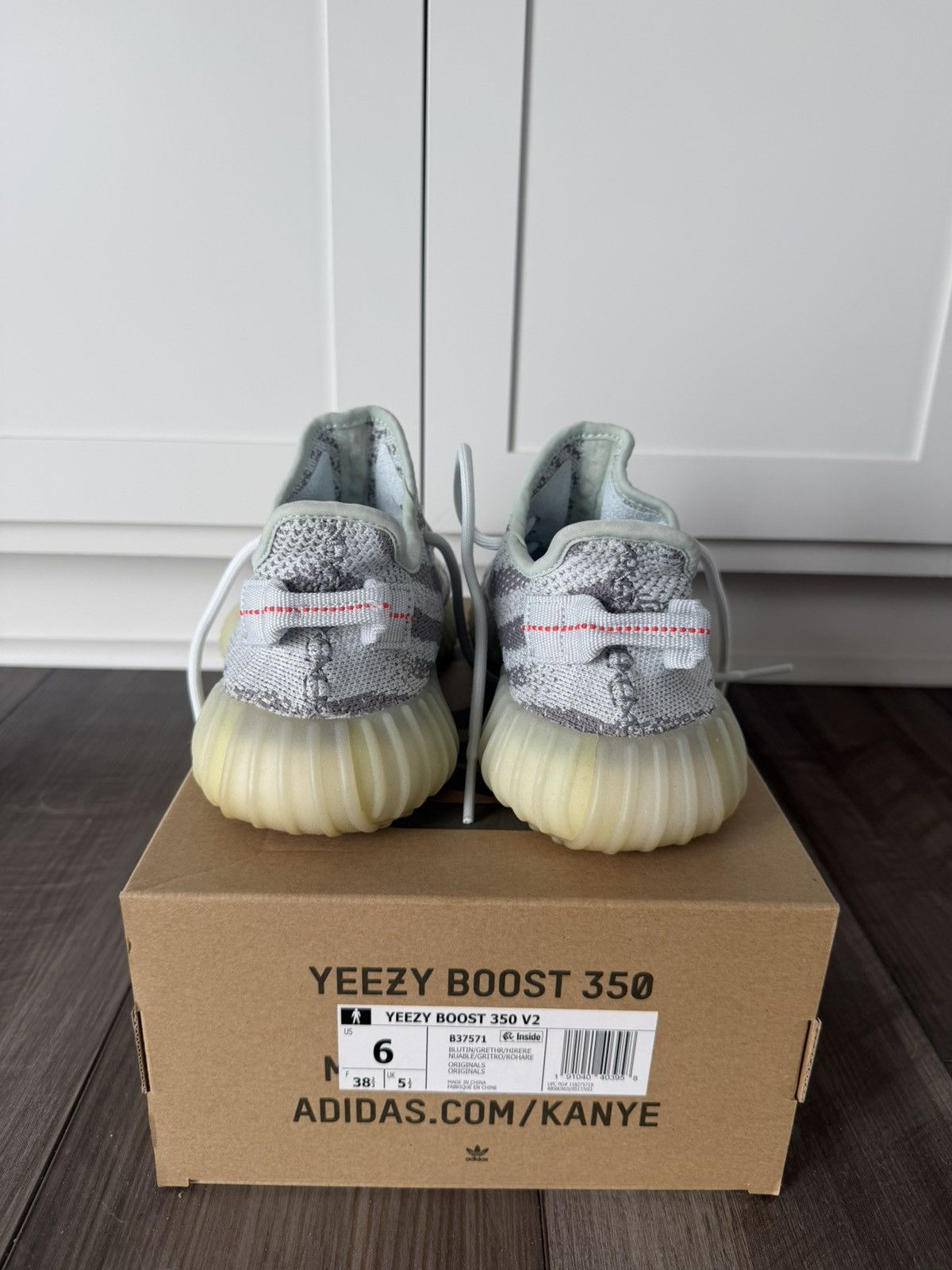 Adidas Yeezy Boost 350 Blue Tint Size 6 Size US 6 / IT 36 - 4 Thumbnail