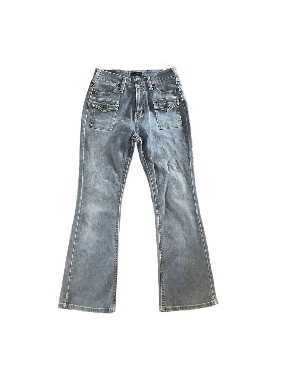 image of VTG Flare Jeans in Grey, Men's (Size 30)
