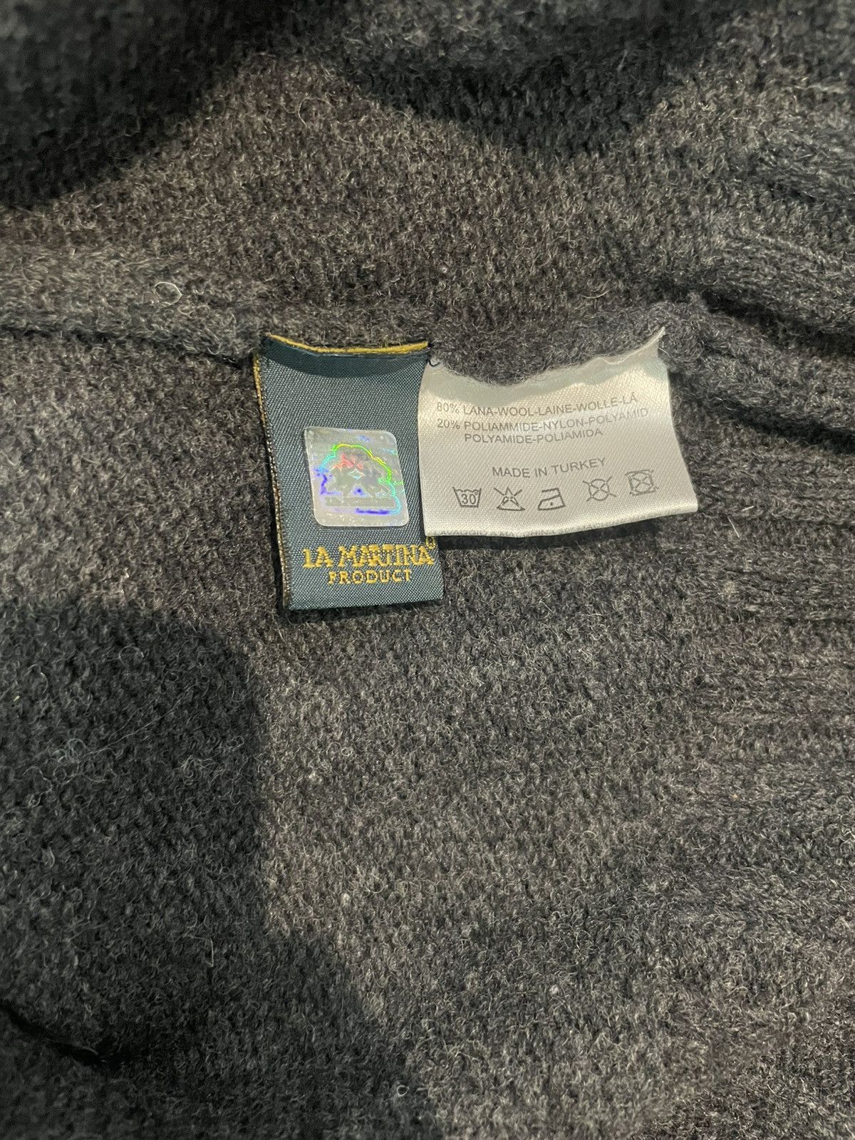 La Martina La Martina Wool Zip Sweater Jumper Polo Core Vintage Y2K XXL Size XXL / US 16-18 / IT 52-54 - 5 Thumbnail