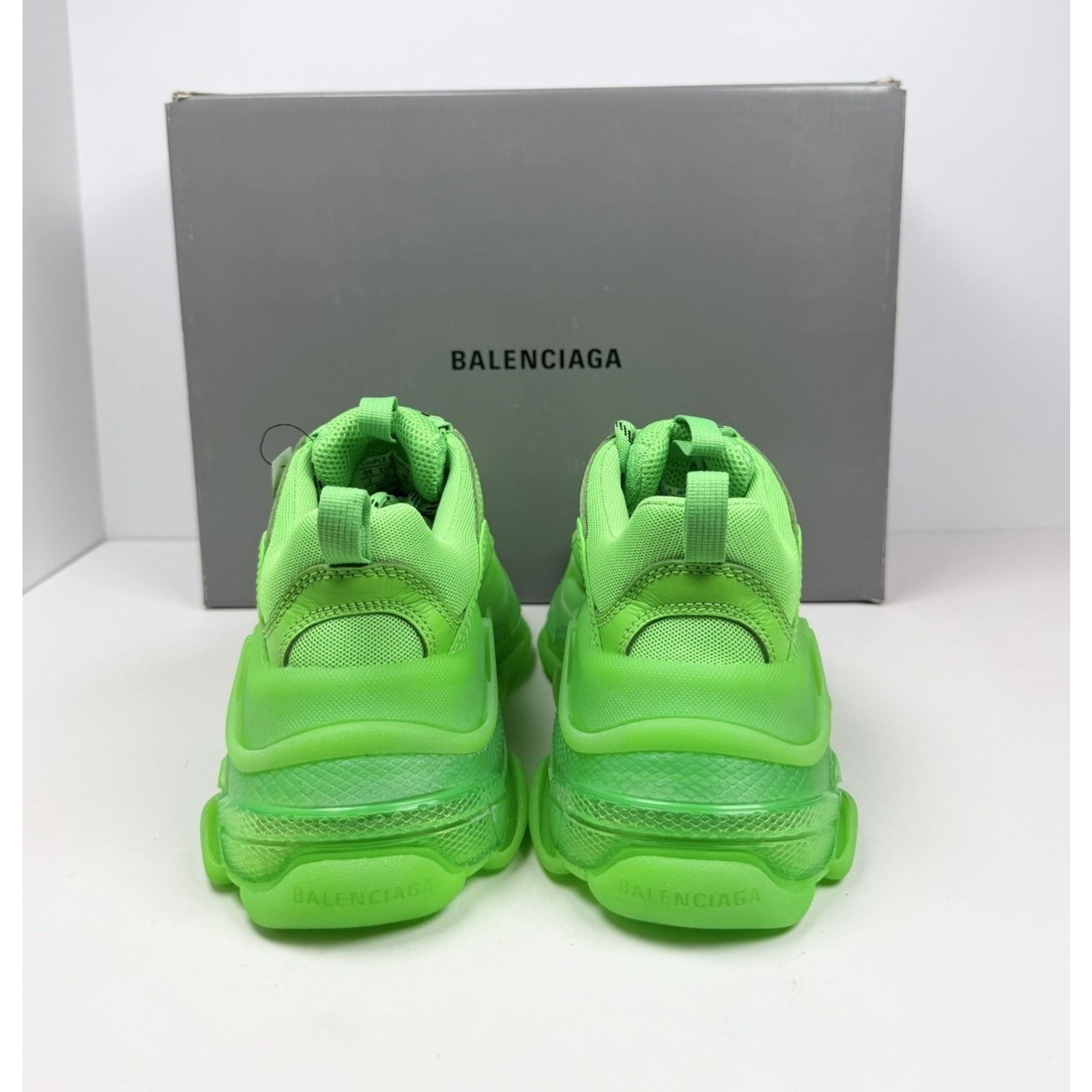 Balenciaga Size 35EU/5W - Balenciaga Triple S Fluo Green NEW Size US 5 / IT 35 - 4 Thumbnail