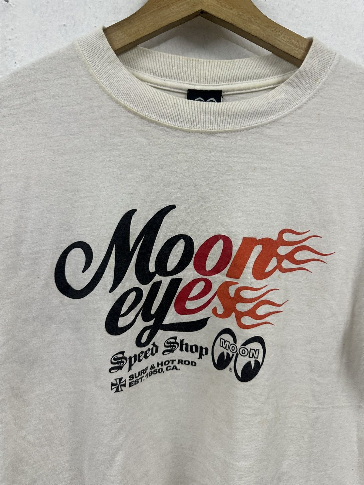 Vintage Vintage 90’s Mooneyes Speed Shop T-Shirt Size US S / EU 44-46 / 1 - 3 Thumbnail