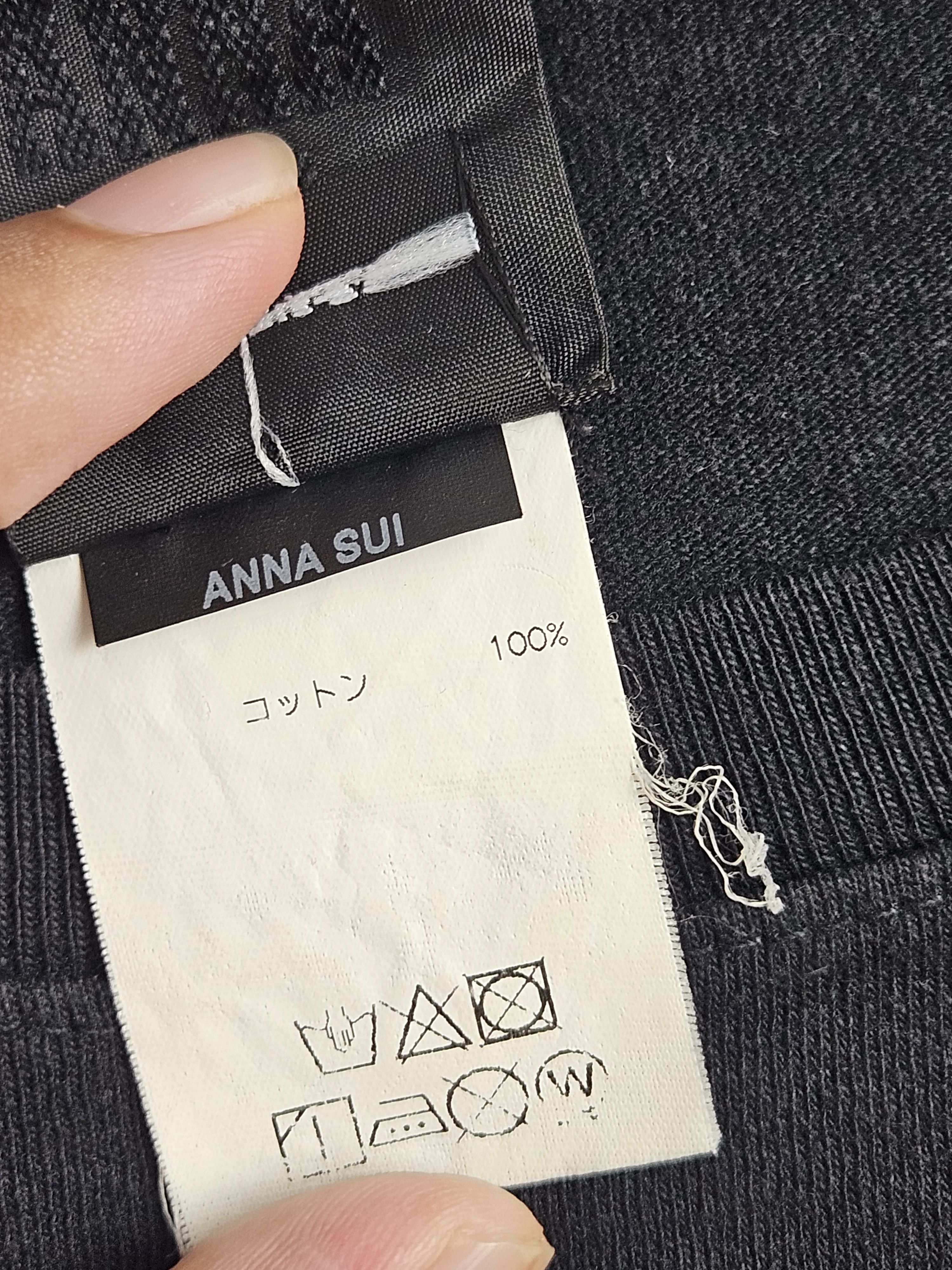 Anna Sui × Vintage Vintage 90s Anna Sui Anarchy logo shirt Size M / US 6-8 / IT 42-44 - 5 Thumbnail