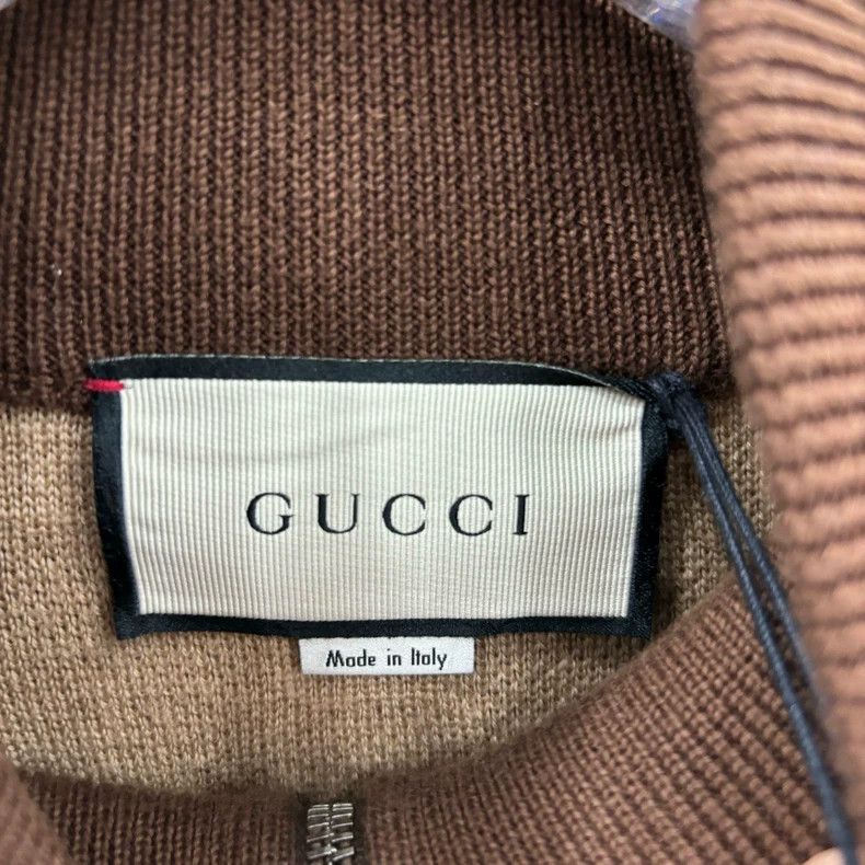 Gucci Gucci Double G jacquad knitted bomber jacket 2504-Nextarrow Size US S / EU 44-46 / 1 - 3 Thumbnail