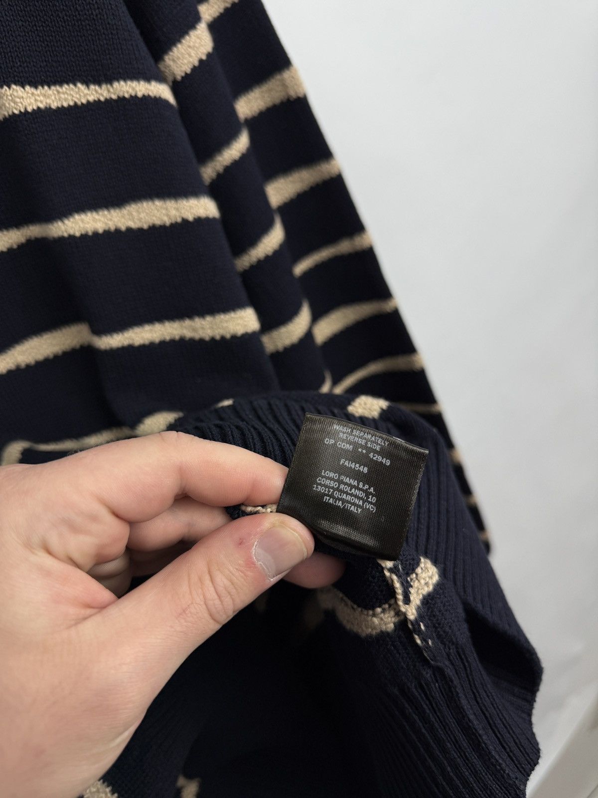 Loro Piana 🇮🇹 Loro Piana Luxury Knit Sweater Made in Italy Retro Rare Size US M / EU 48-50 / 2 - 6 Thumbnail