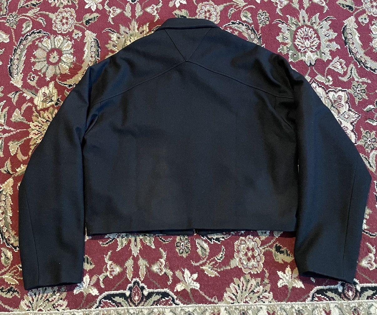 Bottega Veneta Bottega Veneta Felted Wool Cropped Blouson Jacket Size US M / EU 48-50 / 2 - 2 Thumbnail