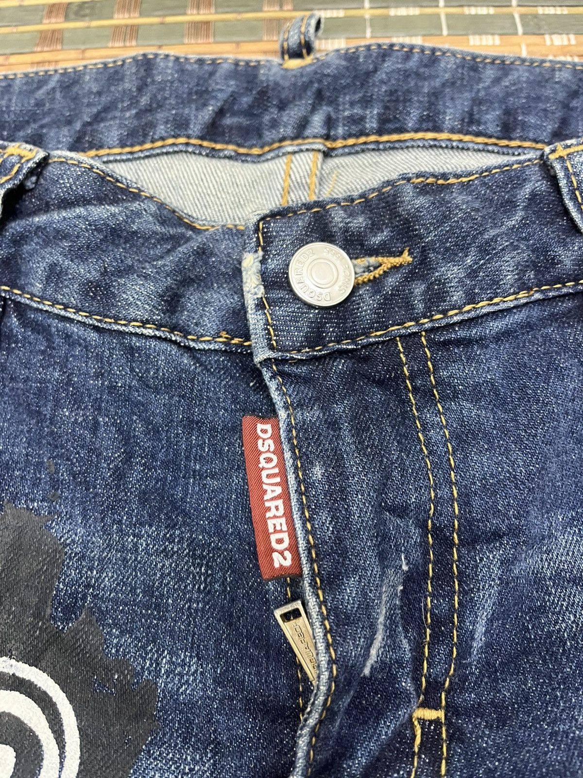 Dsquared2 Dsquared2 Painter Splash Slim Denim Size US 31 - 5 Thumbnail