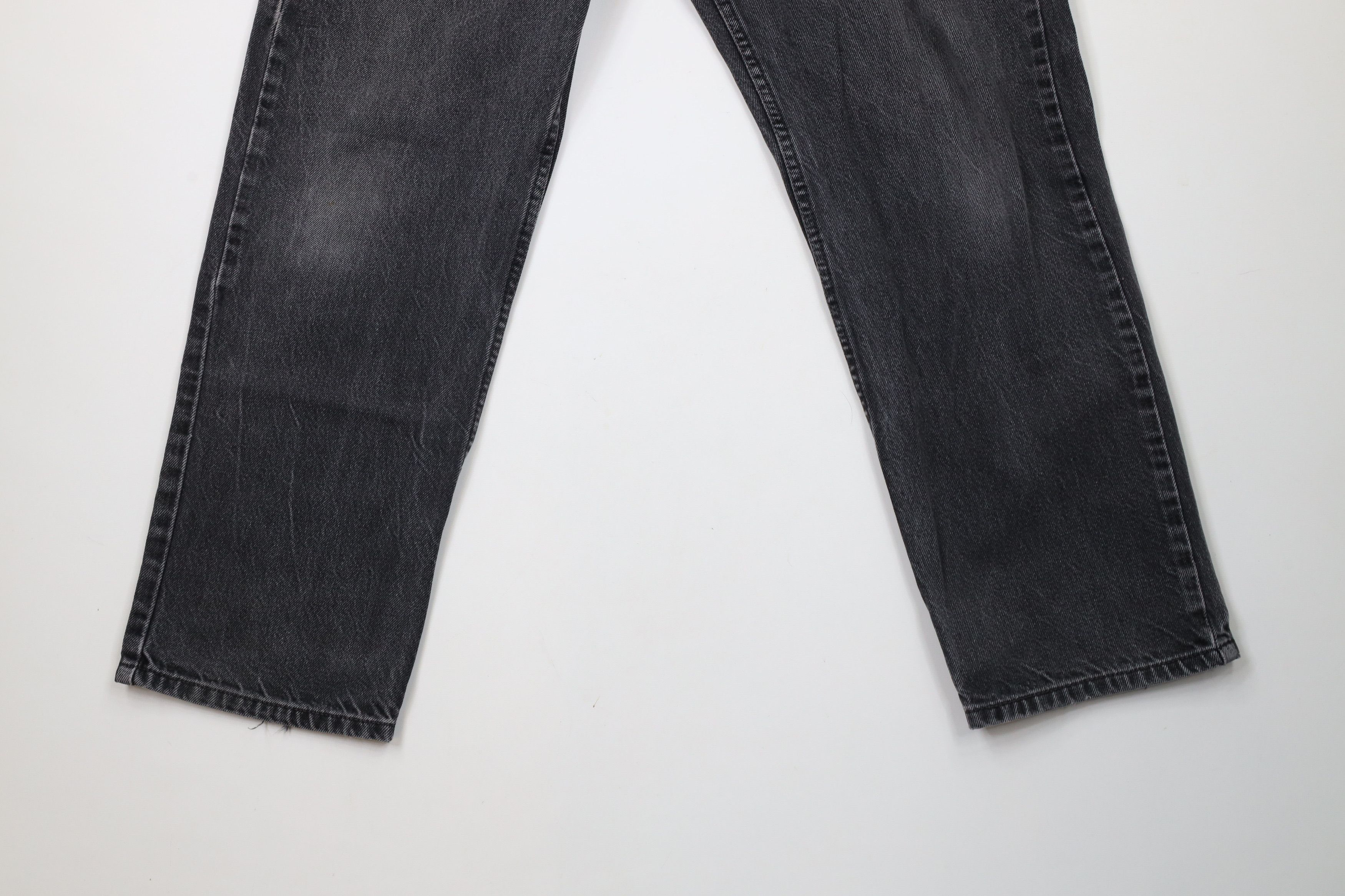 Levi's × Vintage Vintage Y2K 2005 Levis 550 Fit Denim Jeans Black Cotton Size 32 - 4 Thumbnail