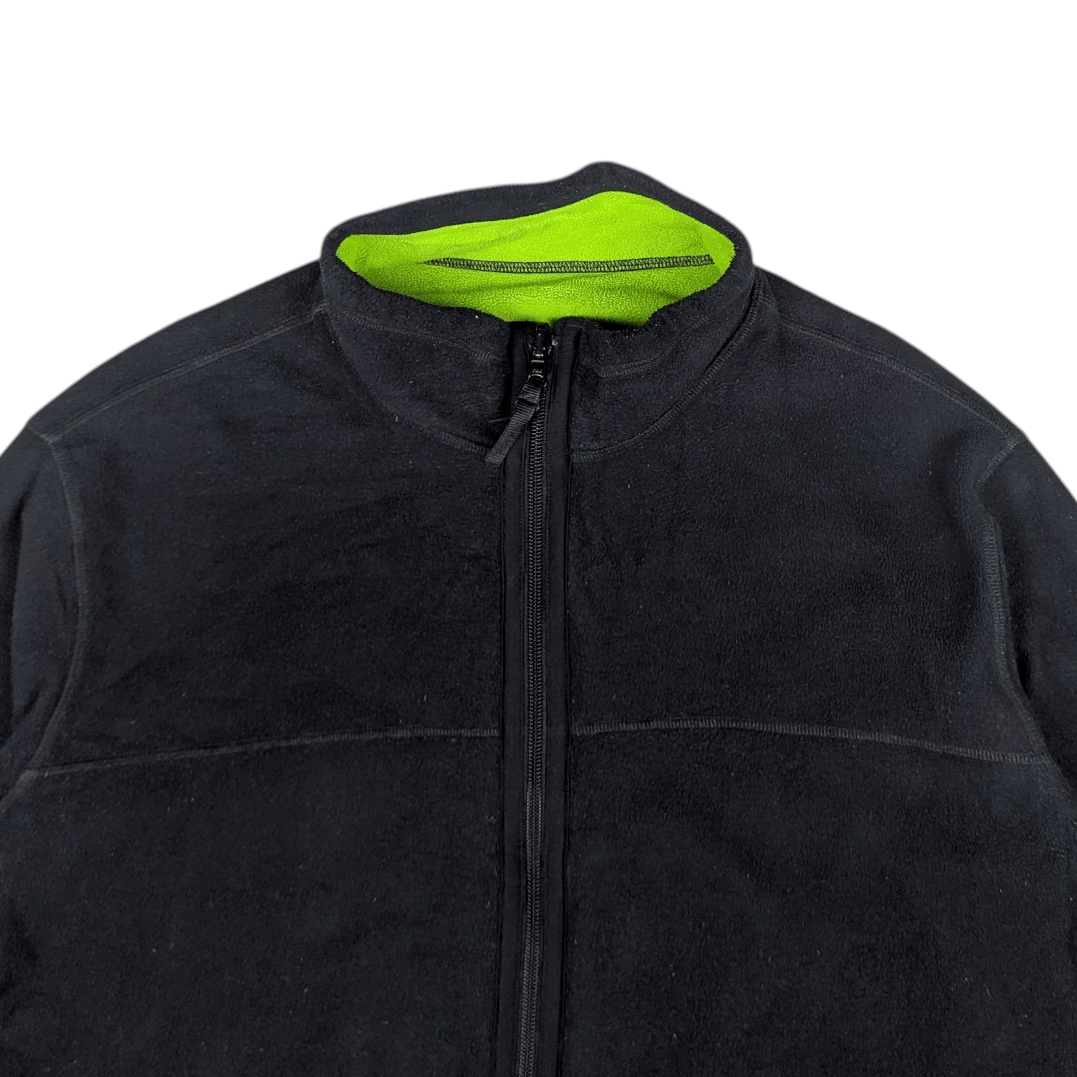 Uniqlo UNIQLO Reversible Black Yellow Sherpa Fleece Jacket Size US XL / EU 56 / 4 - 8 Thumbnail