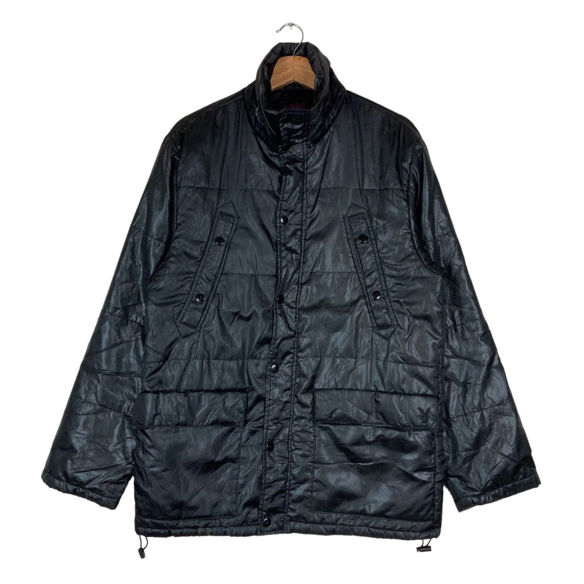 Playboy Vintage Playboy Light Puffer Snap Button Zipper Jacket Size US L / EU 52-54 / 3 - 1 Thumbnail