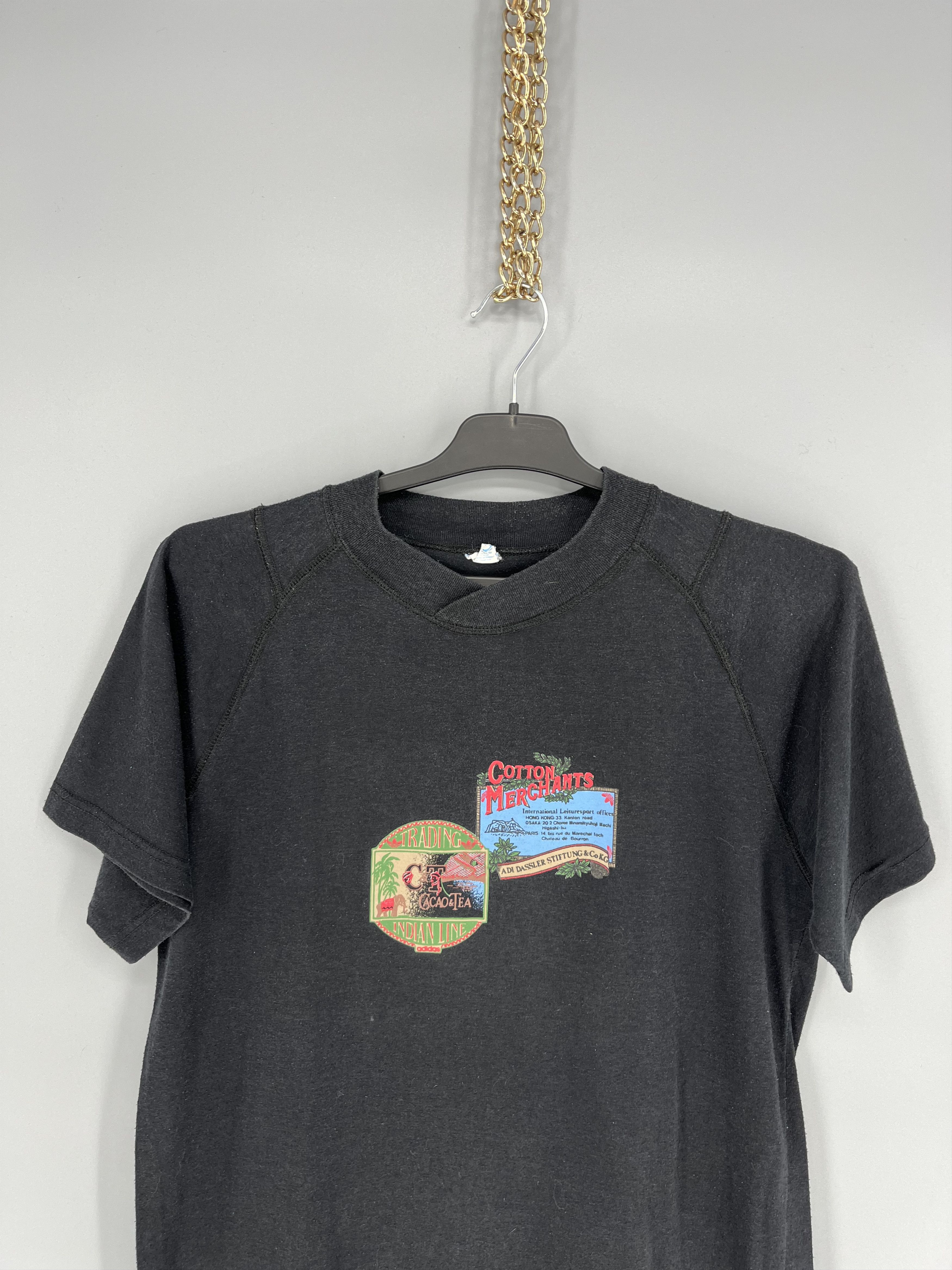 Adidas RARE!! Vintage Y2K 90s Adidas Logo Tee Streetwear Made Spain Size US S / EU 44-46 / 1 - 7 Thumbnail