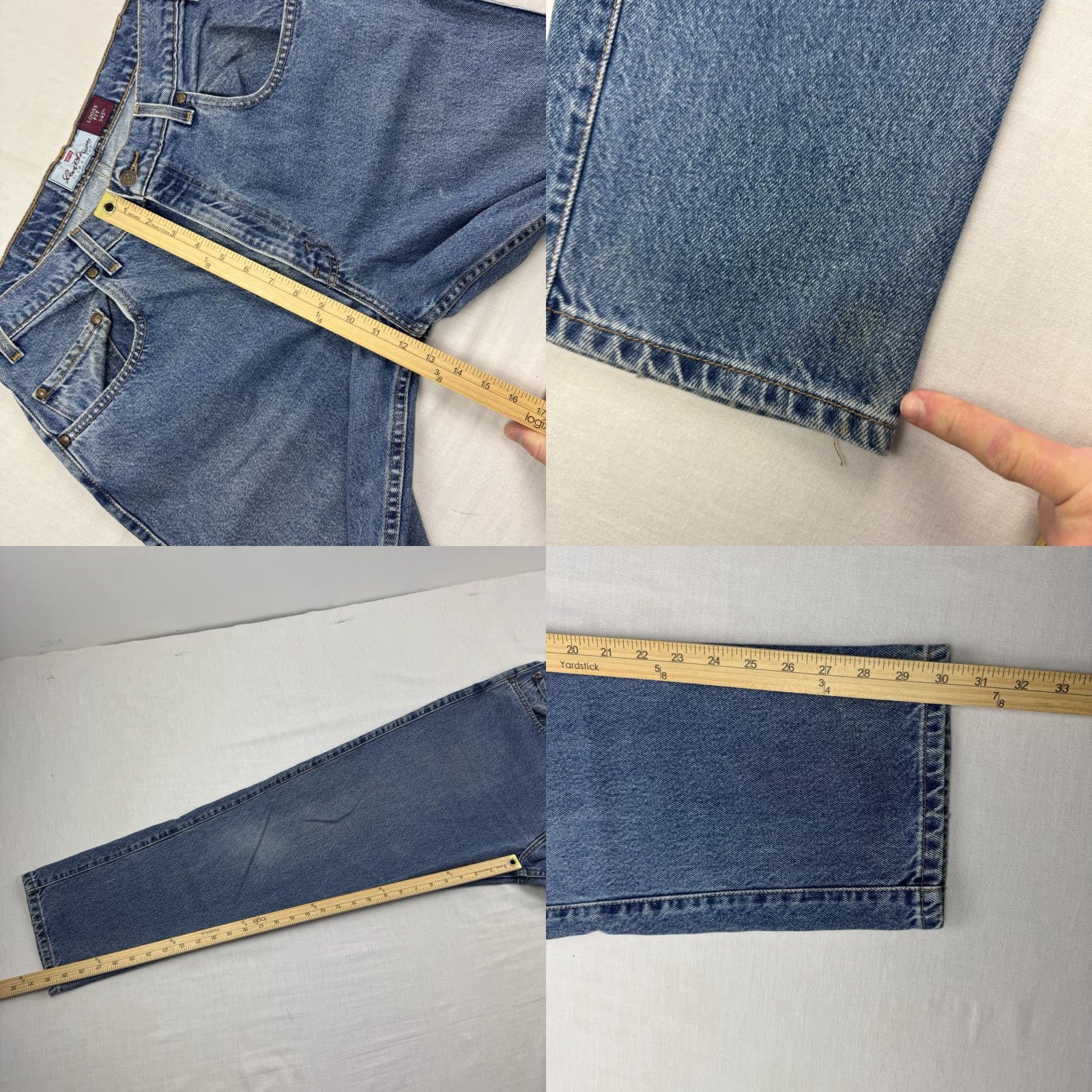Levi's VINTAGE Levi's 545 Jeans Men 32x30 Brown Tab Levi's Signature Y2K Blue 30 Inseam Straight Regular Zip - Adult Mens Size US 32 / EU 48 - 8 Thumbnail
