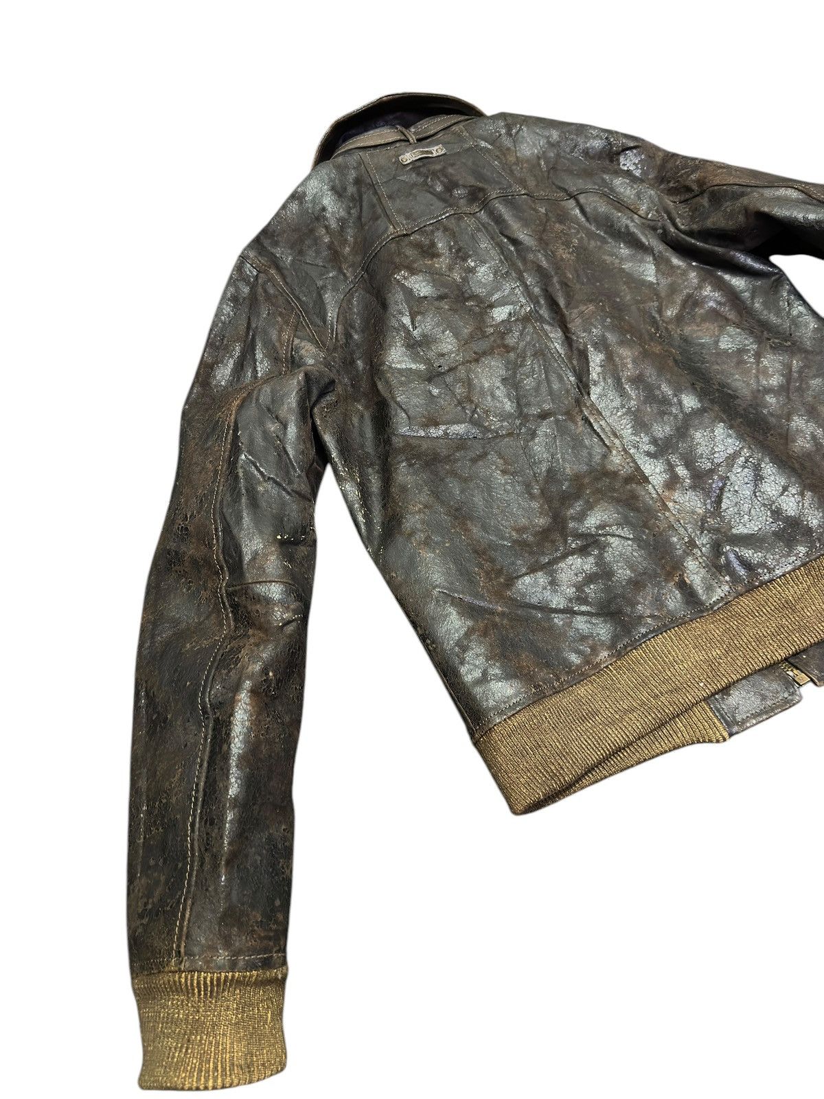 Dolce & Gabbana Vintage Dolce & Gabbana Leather Blouson Jacket Size US L / EU 52-54 / 3 - 10 Thumbnail