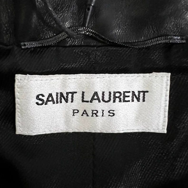 Saint Laurent Paris saint Laurent parisBlack leather skirt 2503-Nextarrow Size 39" - 5 Thumbnail