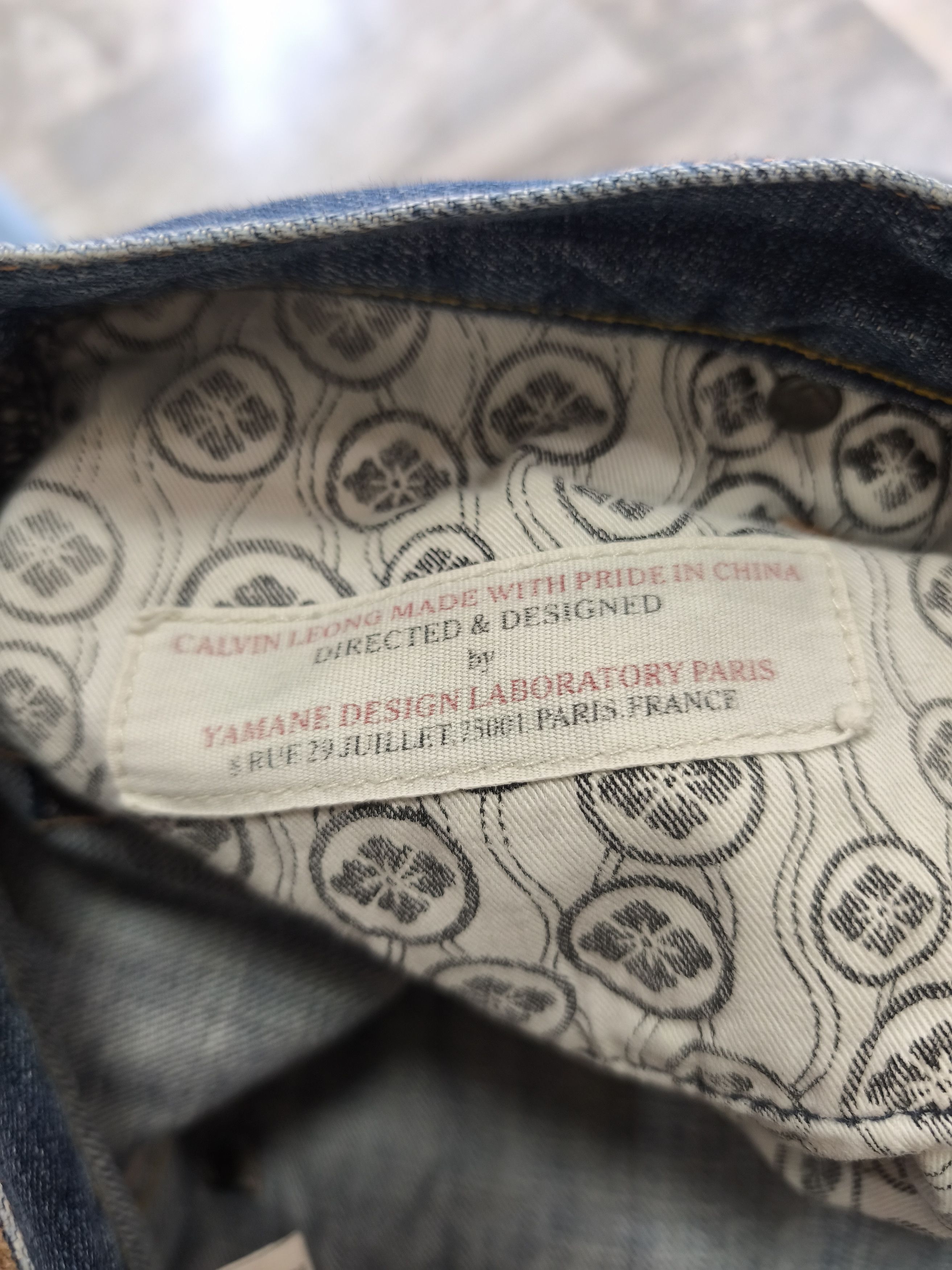 Evisu Yamane Crest Flower Print - Selvedge Denim Pants Size US 32 / EU 48 - 11 Thumbnail