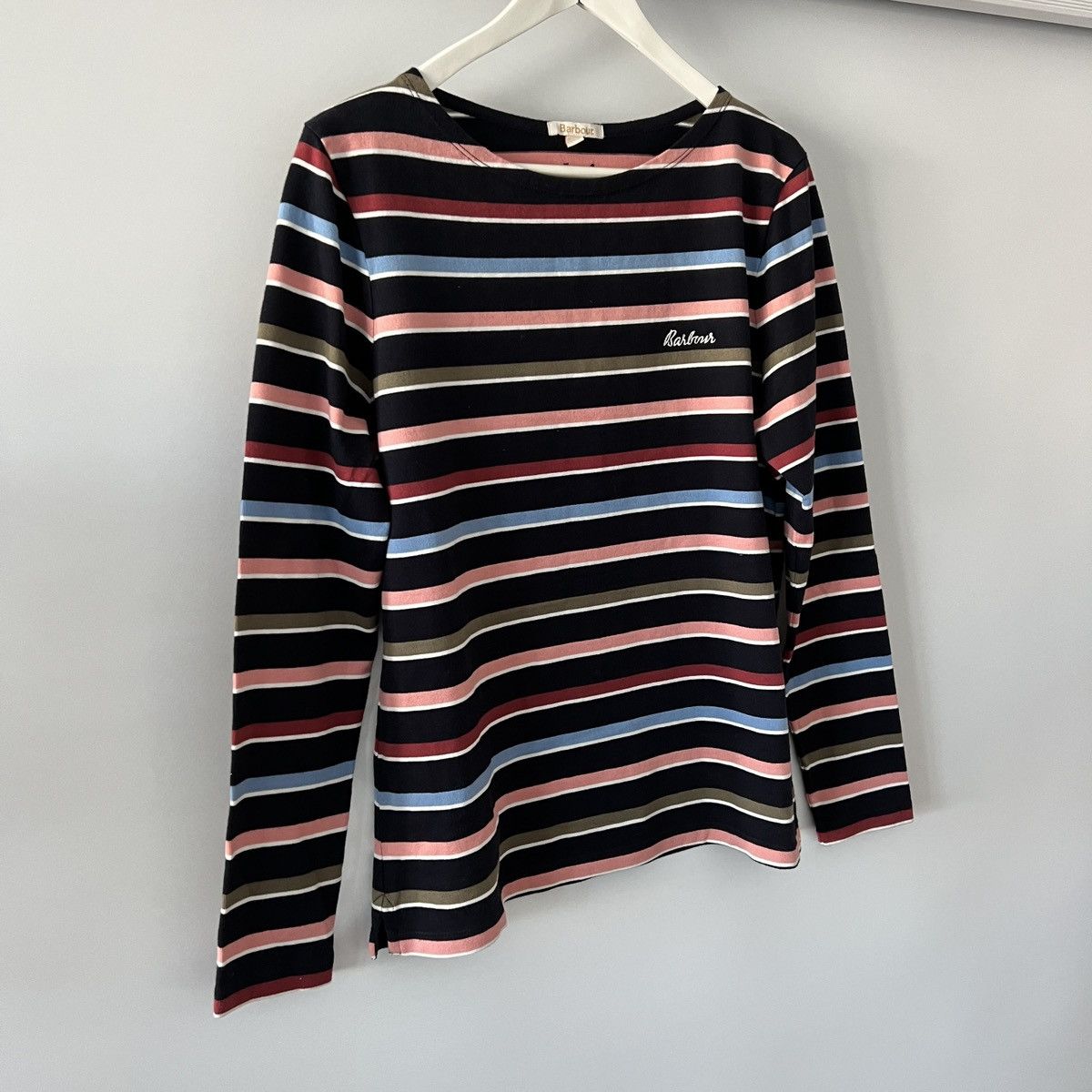 Barbour Barbour Hawkins Striped Cotton Top Size US 10 / UK 14 Size L / US 10 / IT 46 - 2 Thumbnail