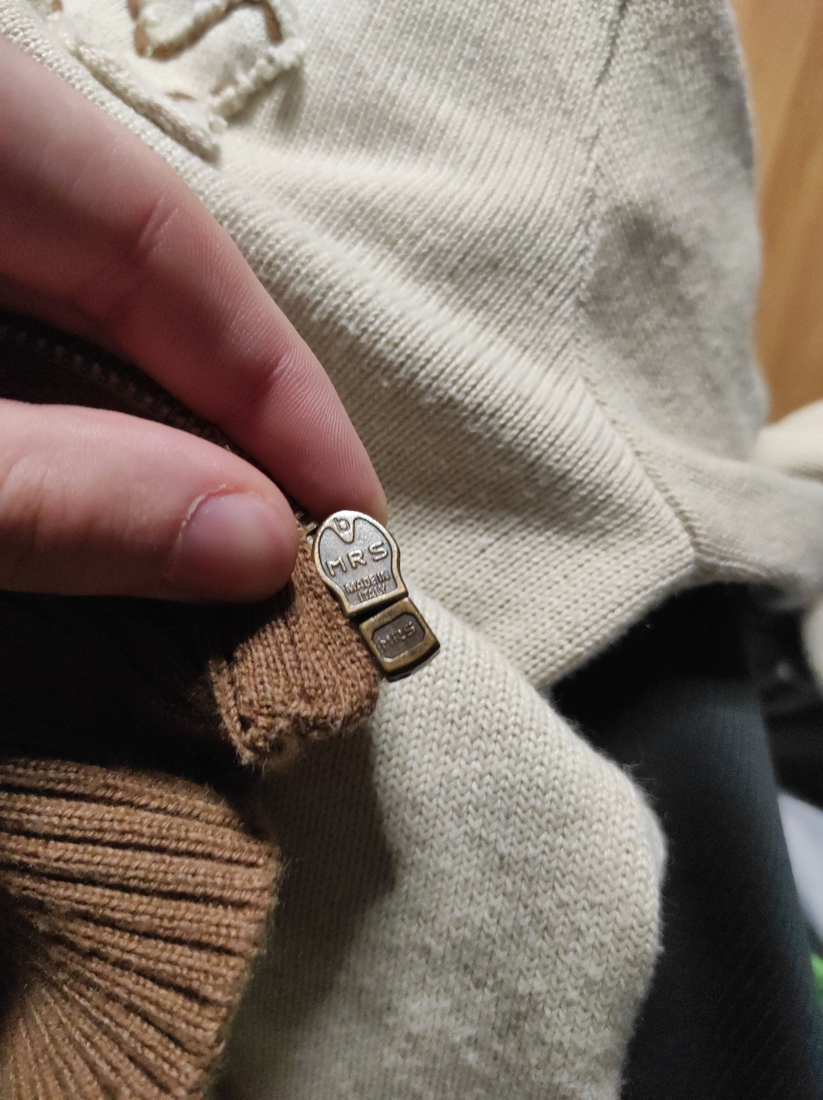 Dolce & Gabbana × Japanese Brand × Vintage **Retro Dolce & Gabbana Sweater Zip Hoodie** Size US L / EU 52-54 / 3 - 4 Thumbnail