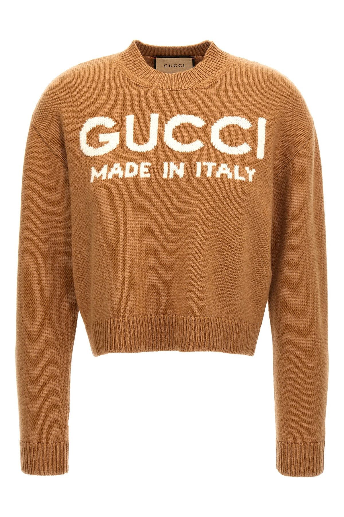 Gucci Jacquard logo sweater | Grailed