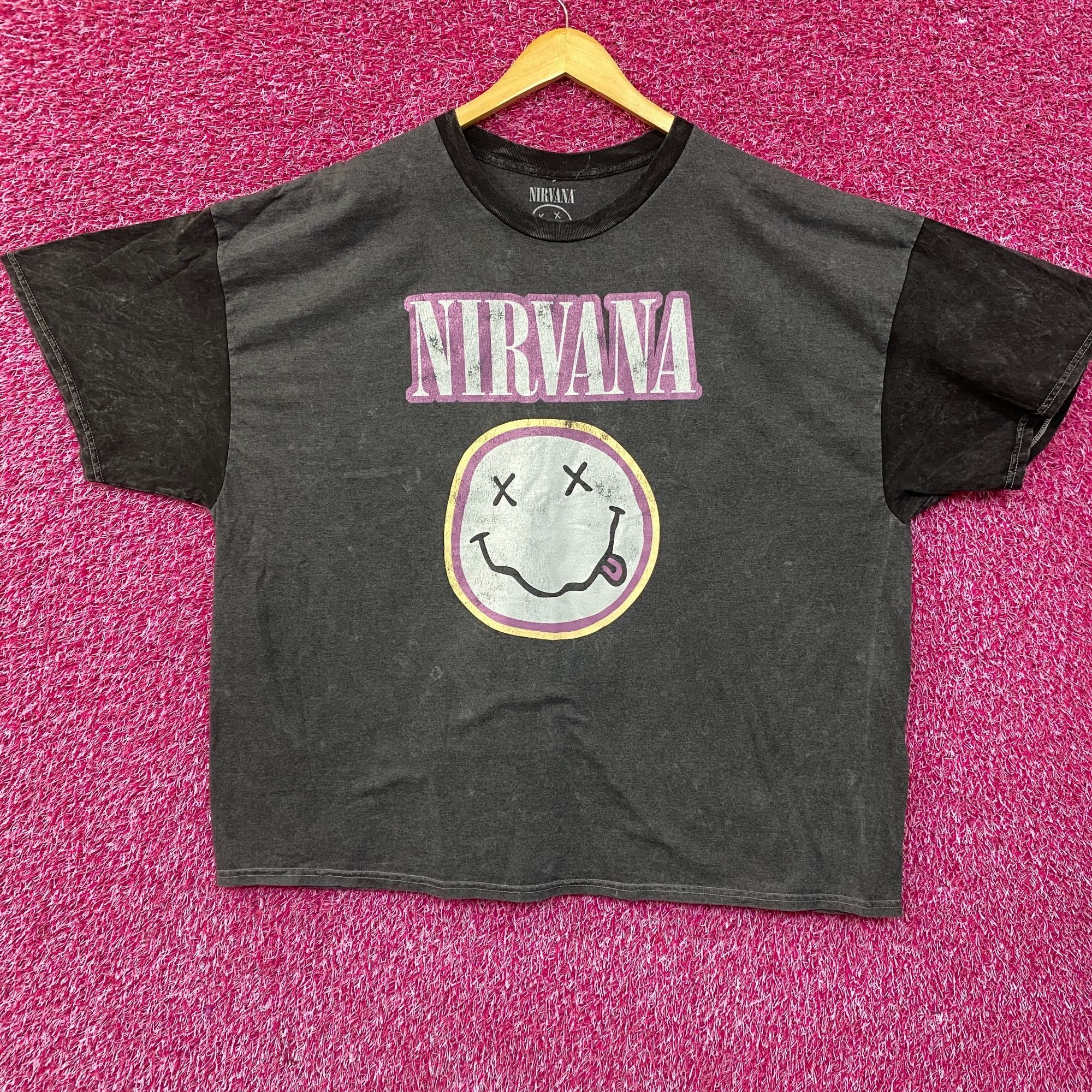 Nirvana Nirvana Nevermind Tour Dead Smiley Grunge Band T-Shirt 3XL Size US XXL / EU 58 / 5 - 1 Thumbnail