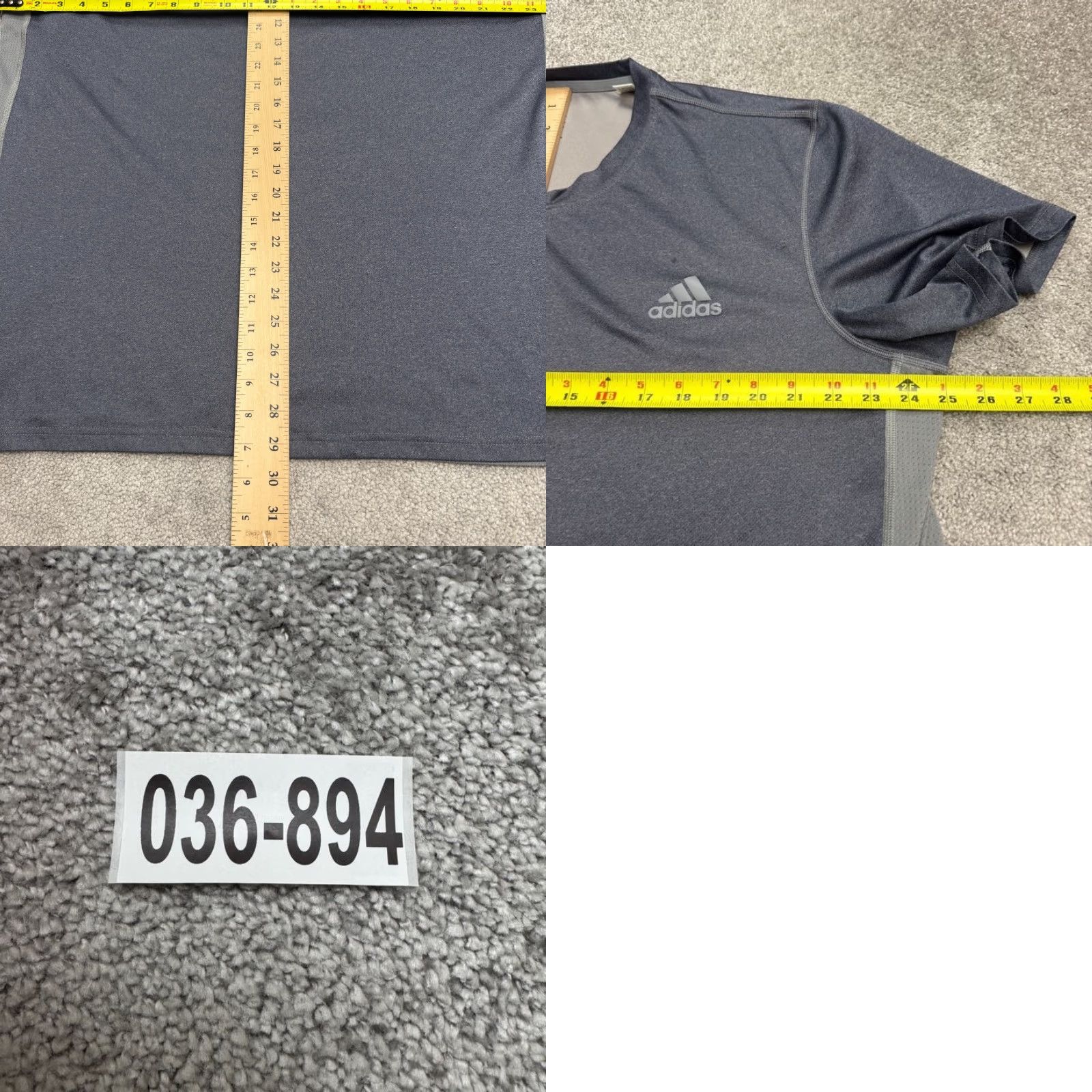 Adidas Adidas Climacool T-Shirt Men 2XL Gray Short Sleeve Crew Neck Athletic Tee Size US XXL / EU 58 / 5 - 9 Thumbnail