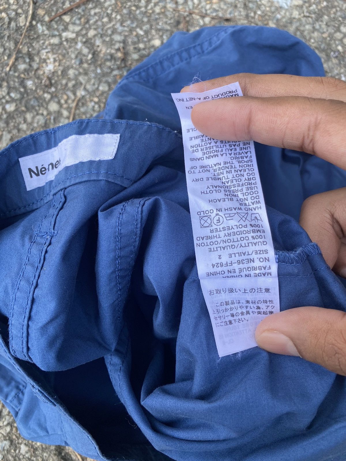 Ne-Net Vintage Ne-net By Issey Miyake Trousers Cotton Pants Size US 29 - 7 Thumbnail