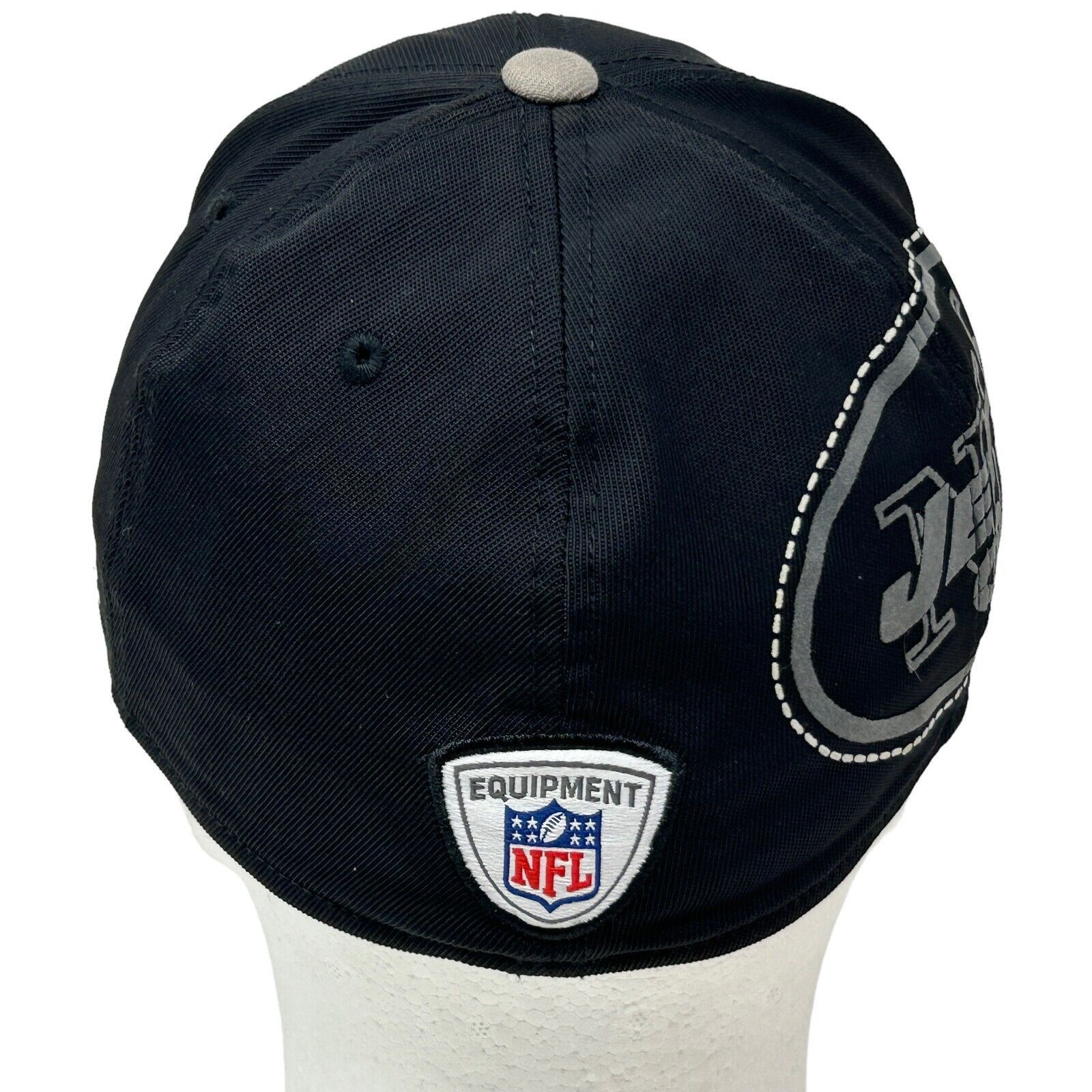 Reebok New York NY Jets Hat Baseball Cap NFL Reebok Black L-XL Size ONE SIZE - 3 Thumbnail