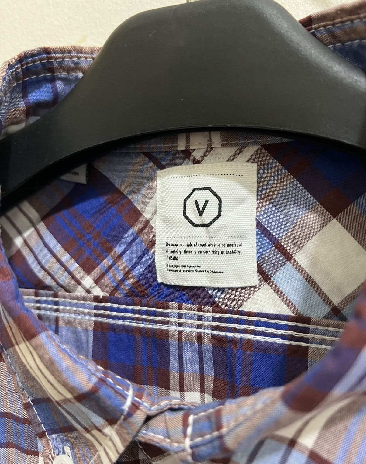 Visvim Visvim lumber check Shirt L/S button up shirt Size US L / EU 52-54 / 3 - 6 Thumbnail