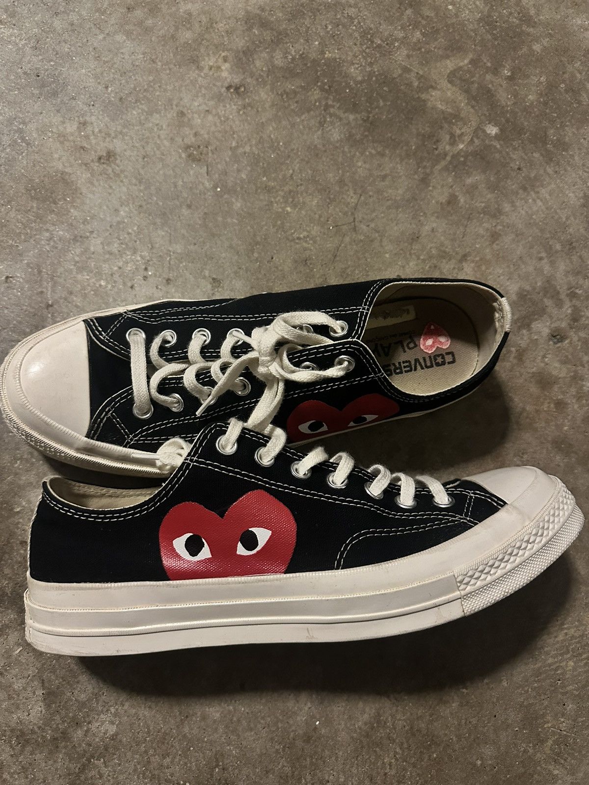 CDG Converse Size 10 Footwear