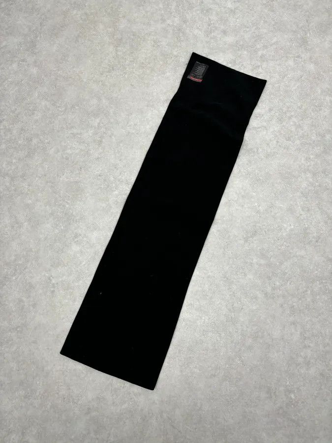 Prada Prada Black Hybrid Nylon Polar Scarf Size ONE SIZE - 6 Thumbnail