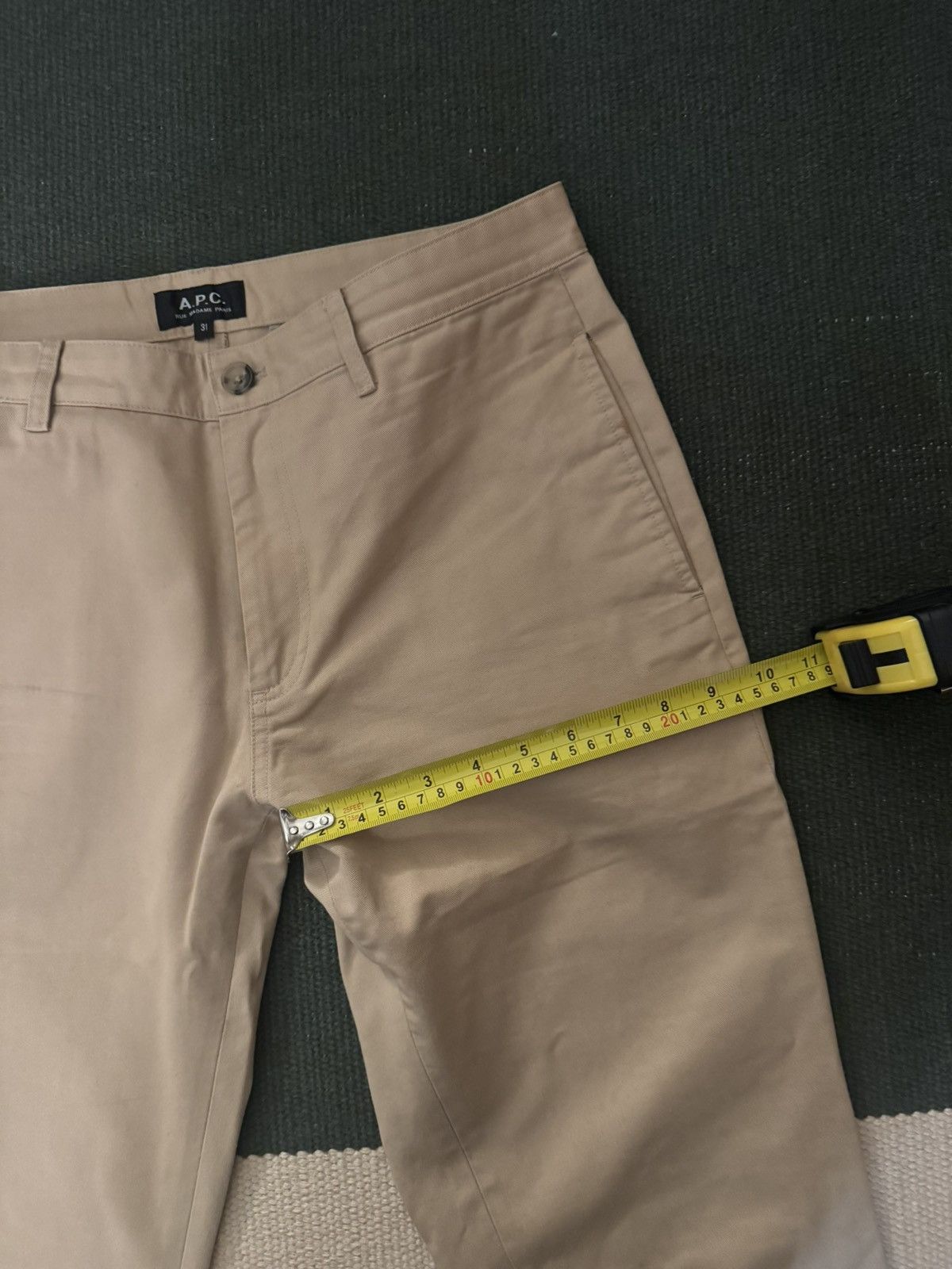 A.P.C. Beige A.P.C. Ville Chinos Size US 31 - 7 Thumbnail