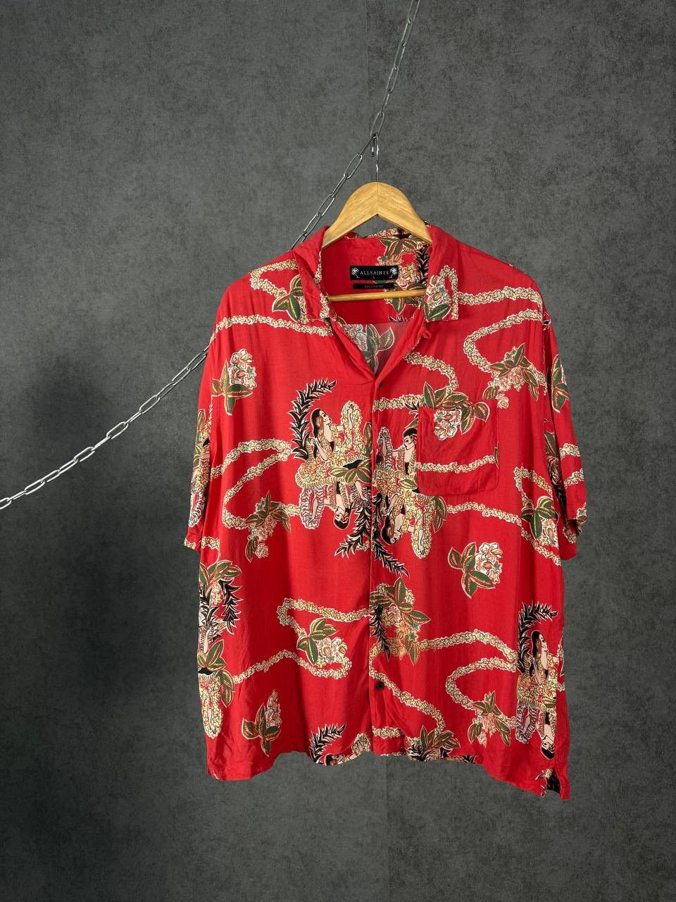 Allsaints Allsaints designer hawaiian relaxed shirt Size US L / EU 52-54 / 3 - 1 Thumbnail