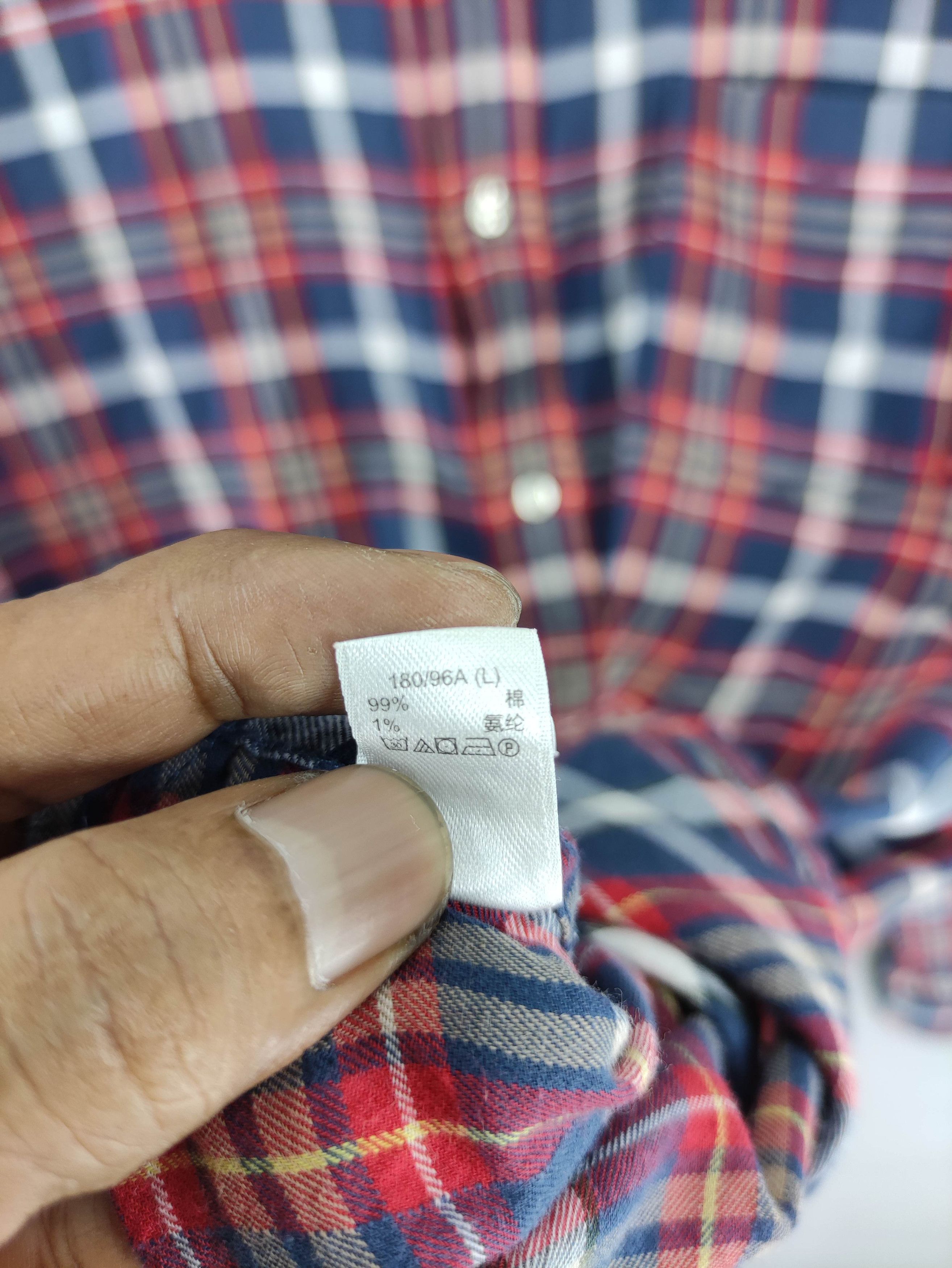 Gap Vintage Gap Flannel Long Sleeve Shirt Button Up Size US L / EU 52-54 / 3 - 6 Thumbnail