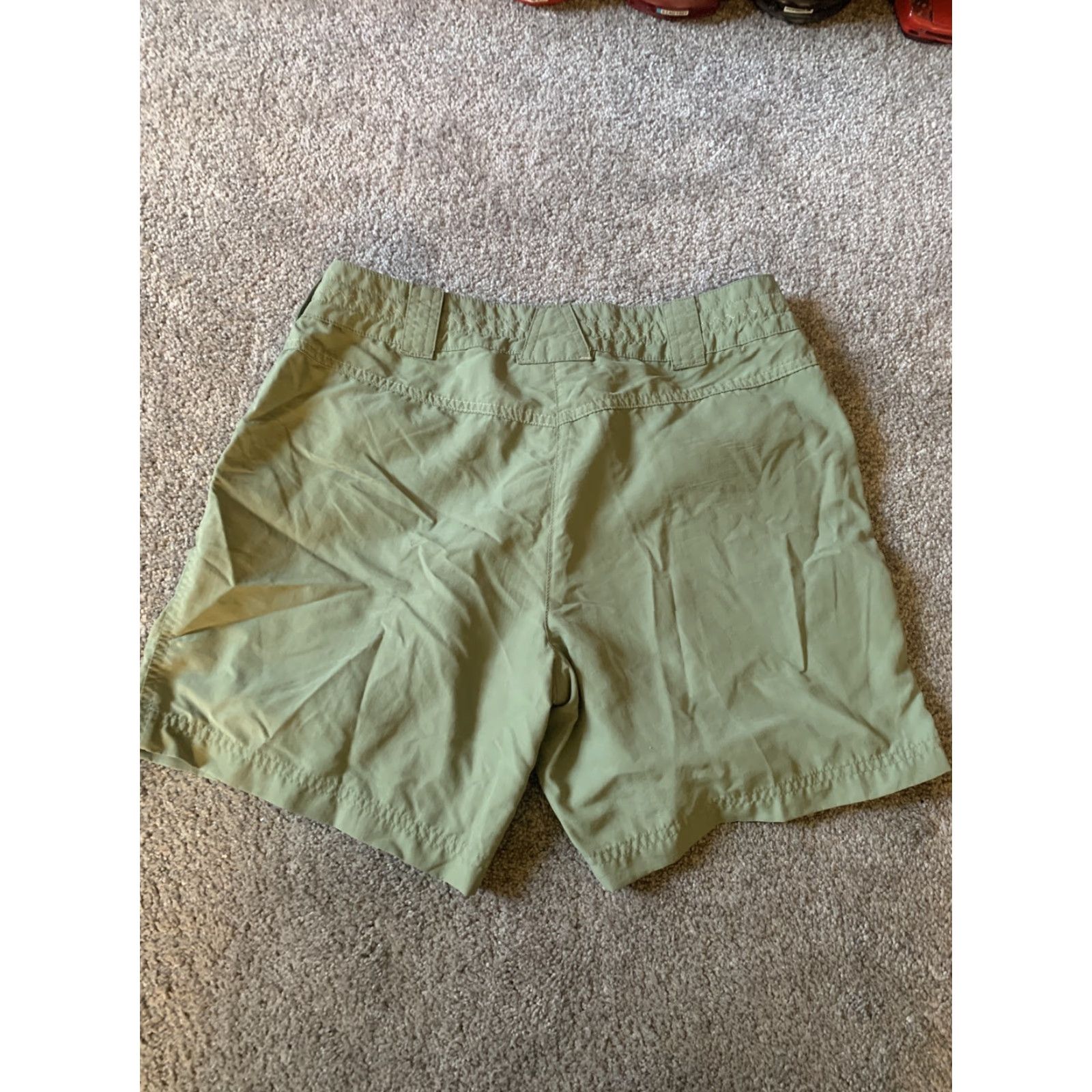 ExOfficio VINTAGE ExOfficio Outdoor Shorts Women's 4 Light Green Nylon Flat Front Hiking Shorts Mens? Women Size 27" / US 4 / IT 40 - 4 Thumbnail
