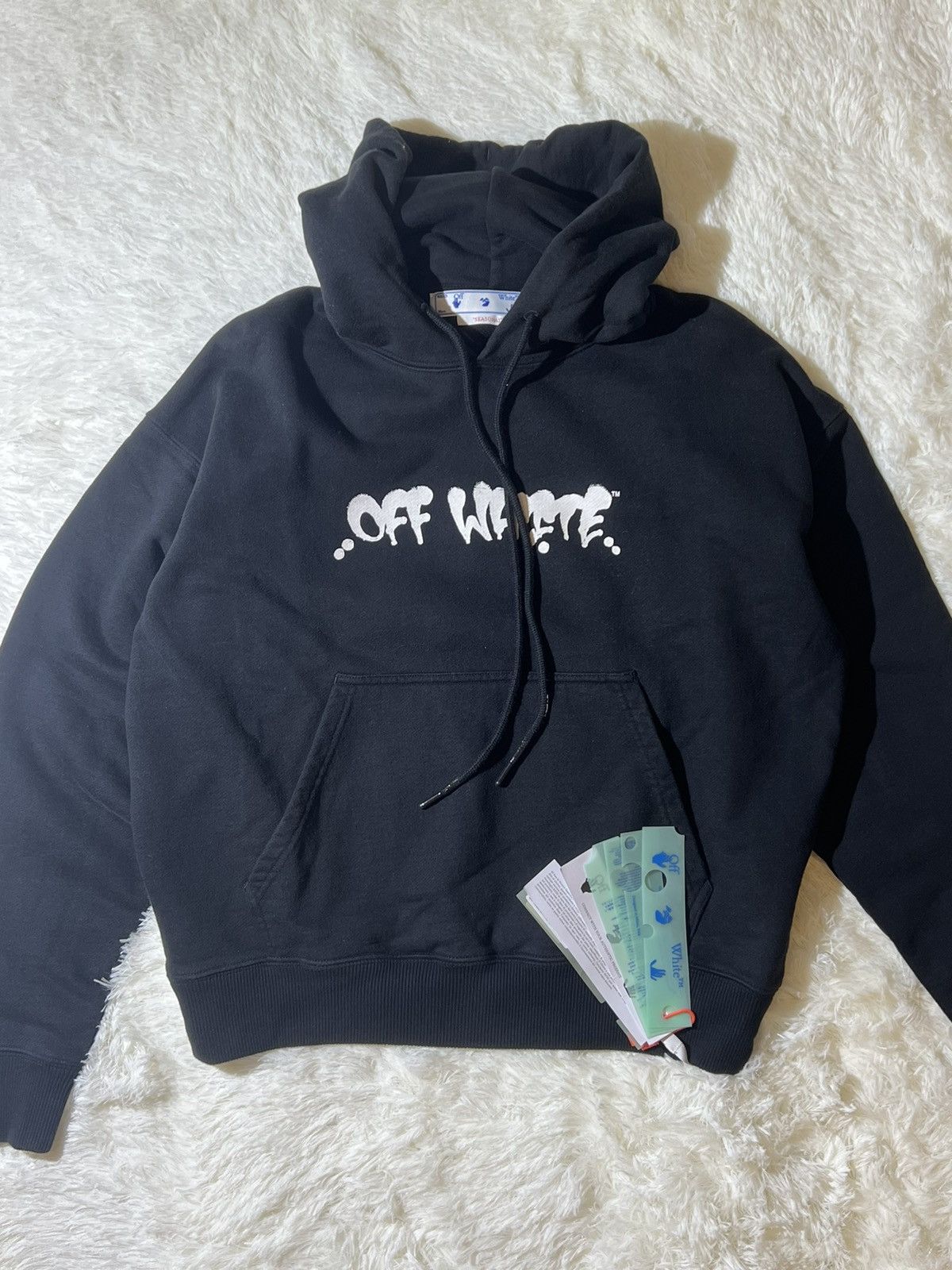 Off-White Off White Oversized Black Orange Hoodie Size US XS / EU 42 / 0 - 2 Thumbnail