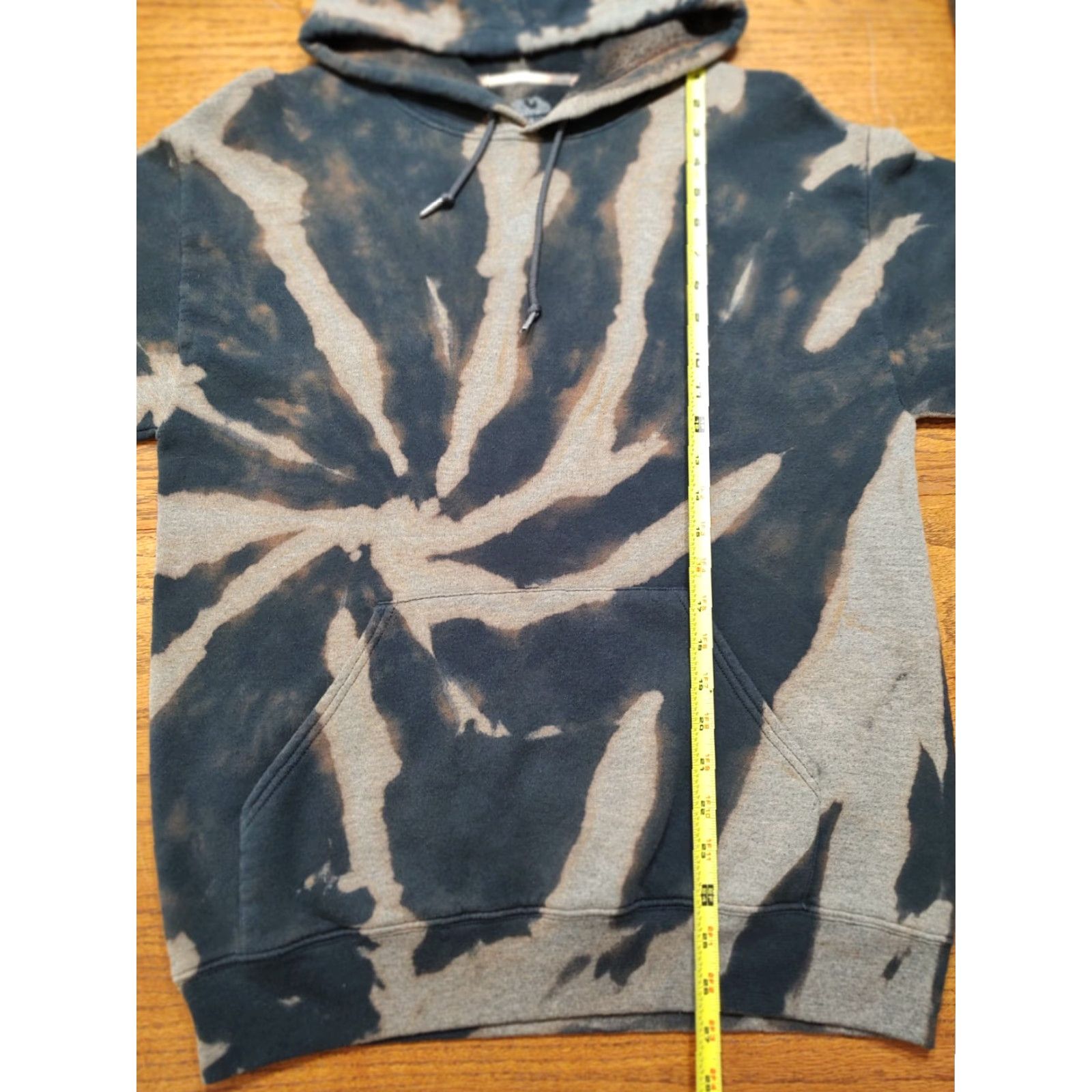 Fruit Of The Loom Tie Dye Swirl Acid Wash Tag Medium Black Hoodie Sweatshirt 1 Of 1 Size US M / EU 48-50 / 2 - 5 Thumbnail