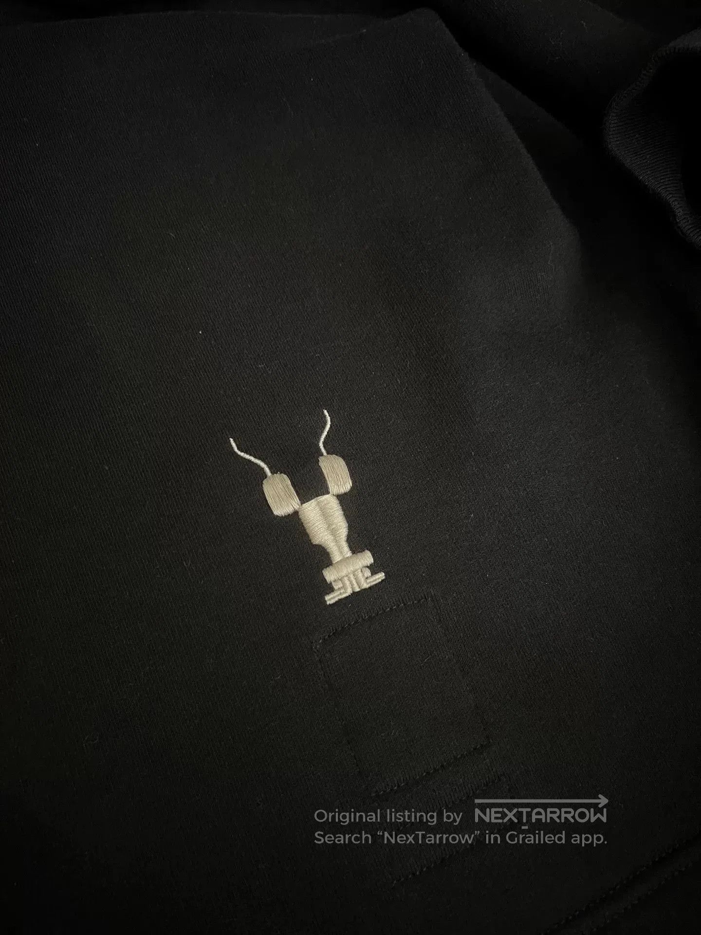 Rick Owens Rick Owens Hooded Sweatshirt with Embroidery. Size US S / EU 44-46 / 1 - 3 Thumbnail