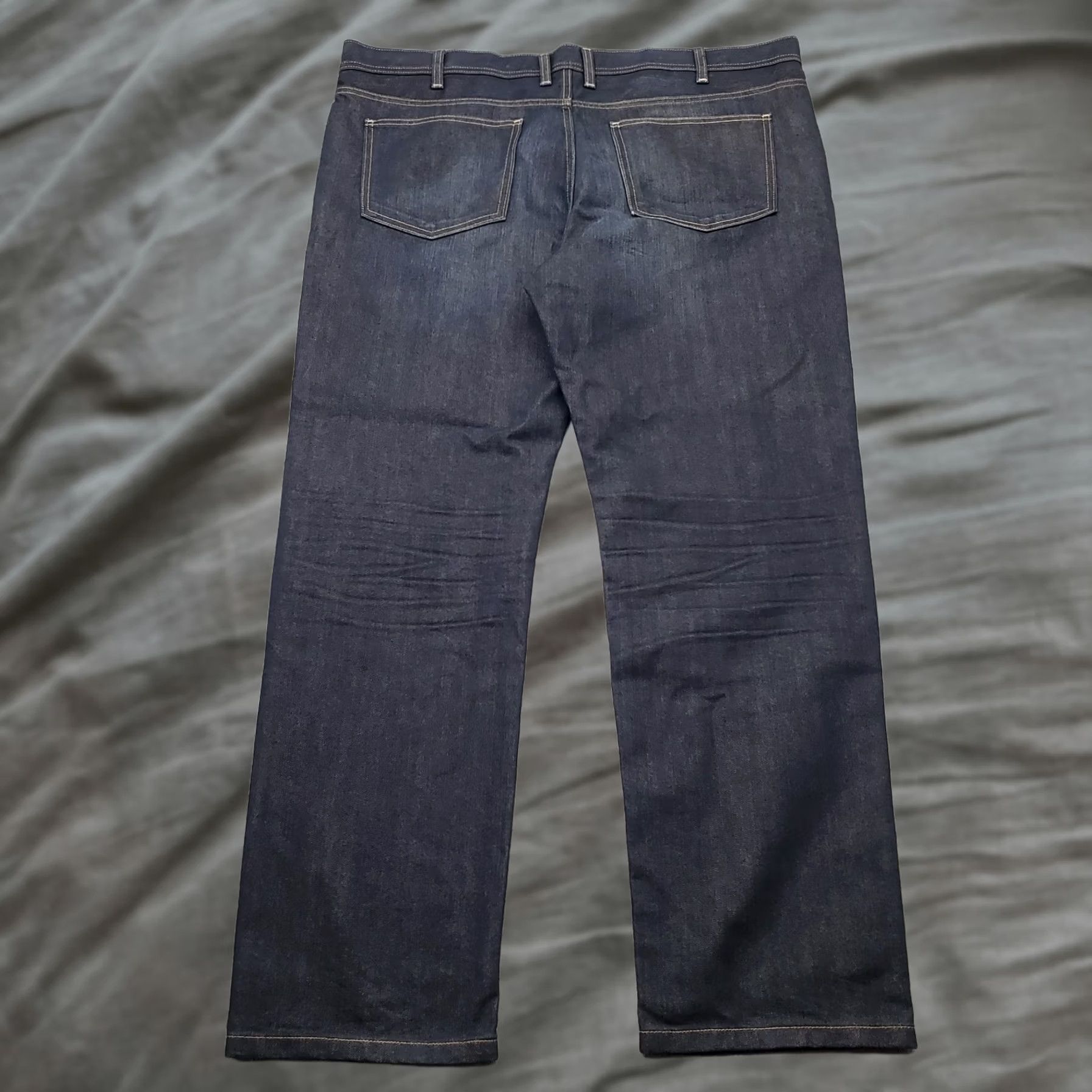 Apt. 9 Apt. 9 Jeans Mens 44/32 Blue Denim Straight Fit 500 Khaki Weft Stretch AP329006X Mens Size 44 Jeans Blue Denim Straight Fit 32 Inseam 5-Pocket NWT Size US 44 / EU 60 - 1 Thumbnail