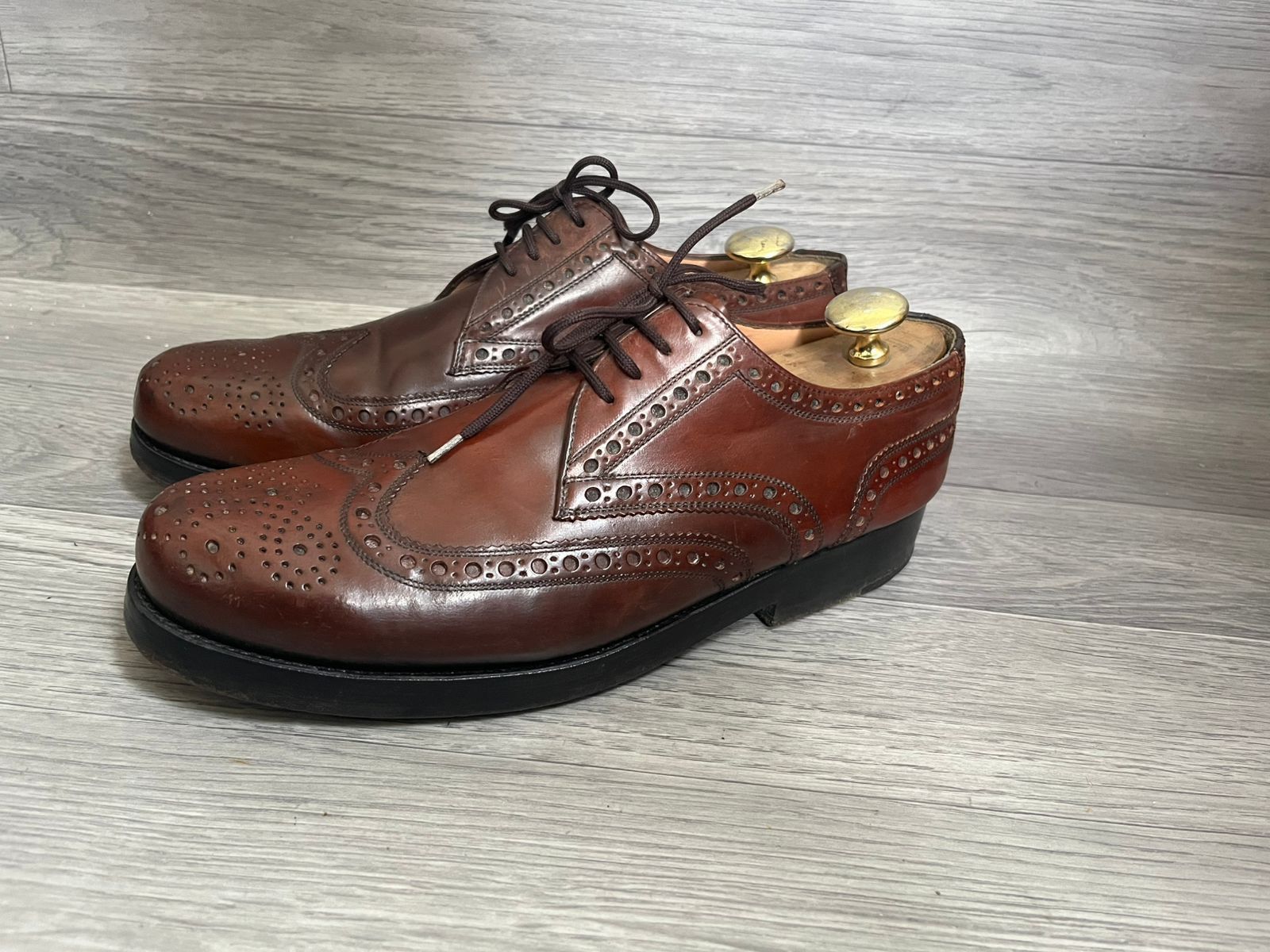 Heinrich Dinkelacker Heinrich Dinkelacker Shell Cordovan Brogues Sz 9 UK Size US 10 / EU 43 - 11 Thumbnail