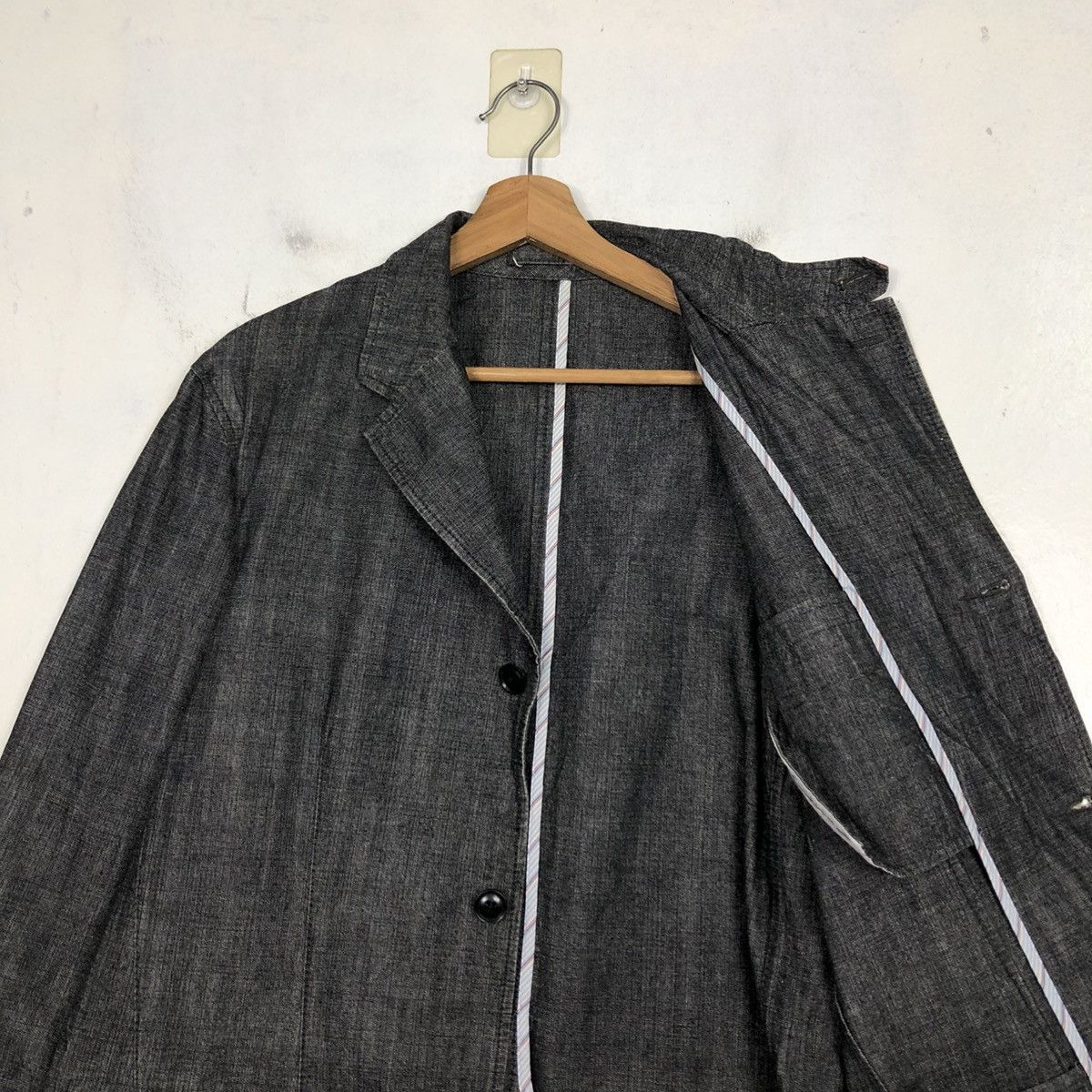 Japanese Brand Vintage Hickory Chore Jacket Uniqlo Issey Miyake Size US XL / EU 56 / 4 - 14 Thumbnail