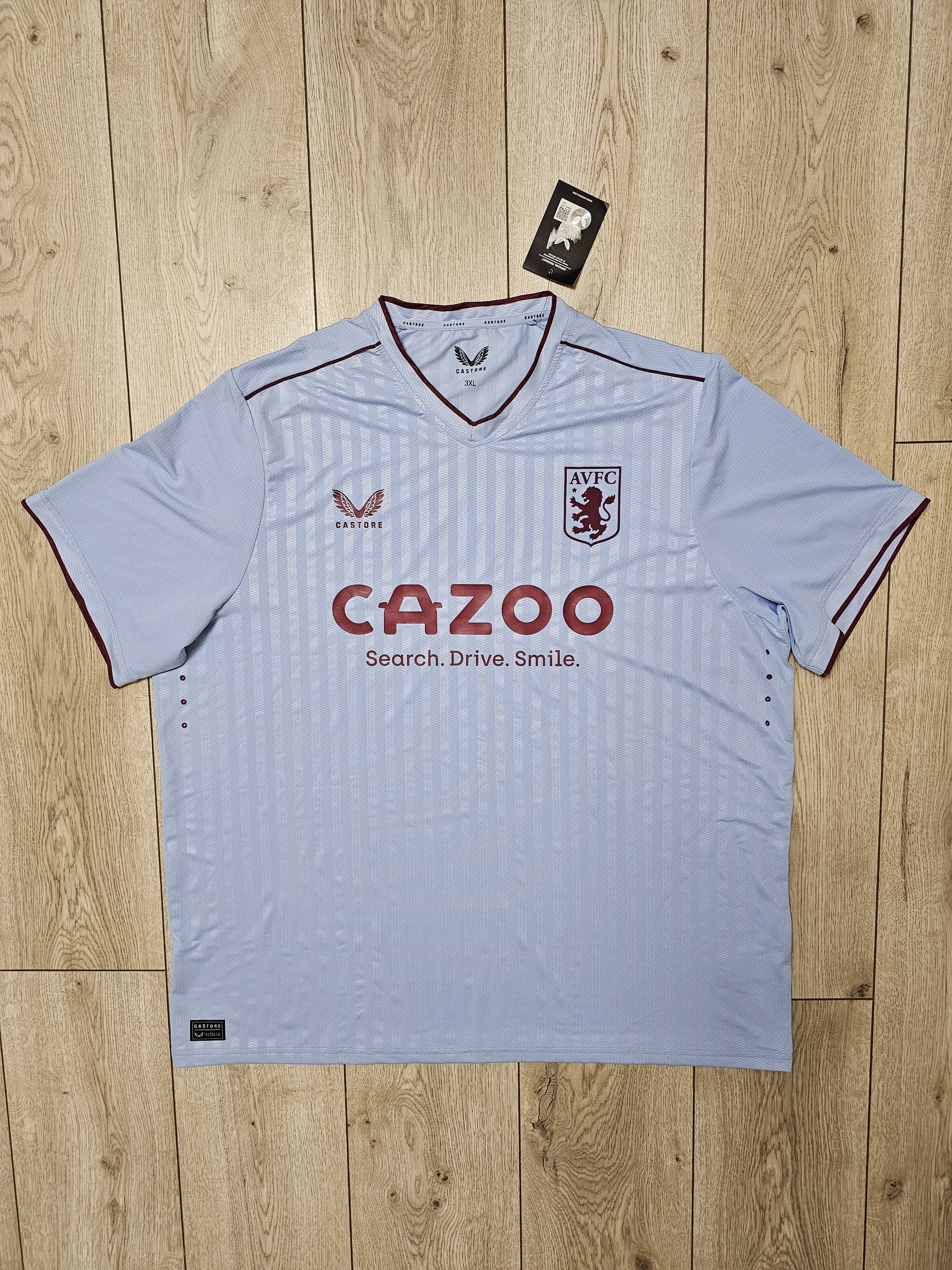 Other ASTON VILLA 2022 2023 AWAY FOOTBALL SOCCER JERSEY NEW 3XL Size US XXL / EU 58 / 5 - 1 Thumbnail