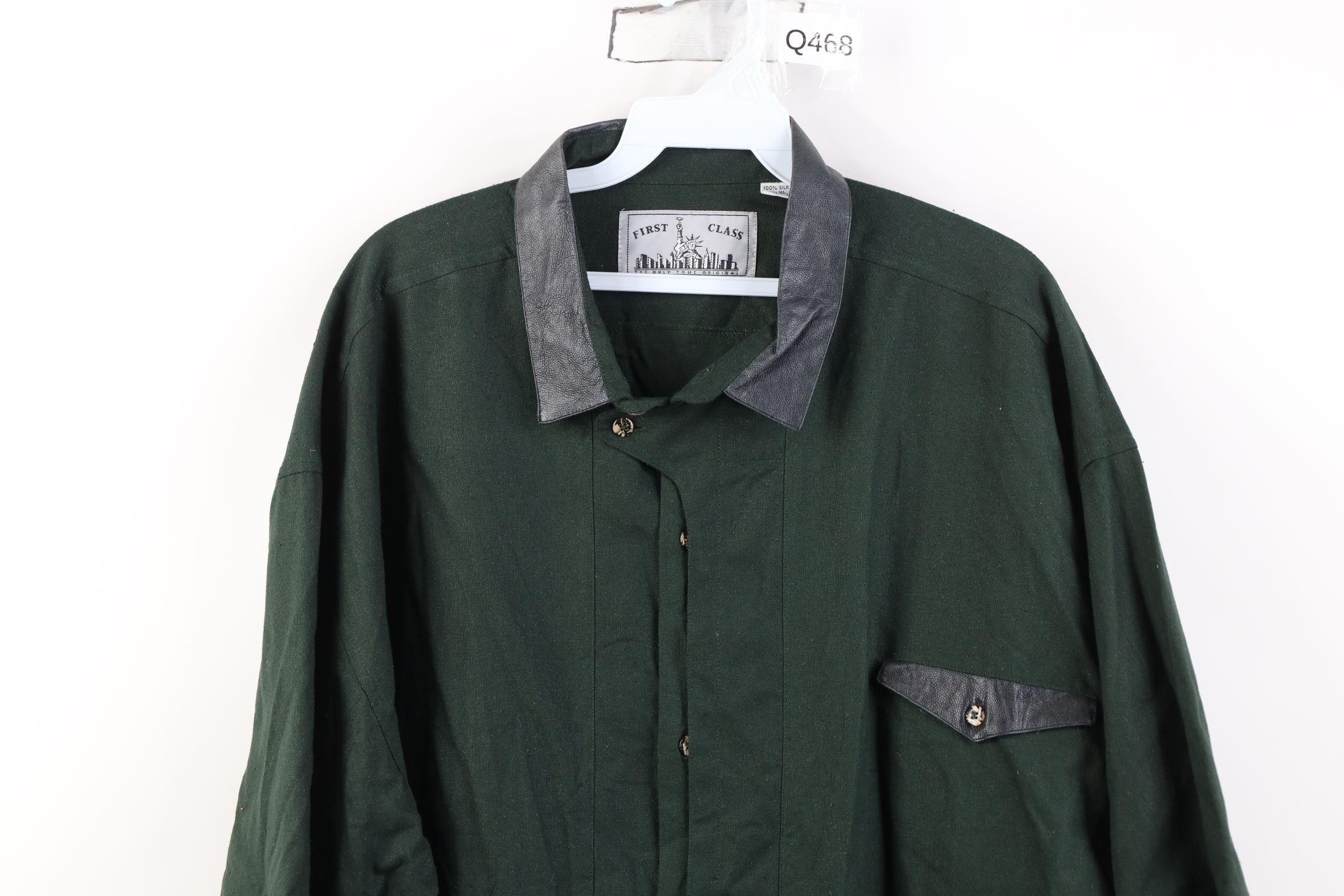 Vintage Vintage 90s Streetwear Silk Baggy Short Sleeve Button Shirt Size US XL / EU 56 / 4 - 2 Thumbnail