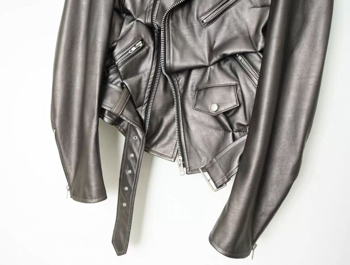 Comme des Garcons Comme des Garçons Pleated Faux Leather Jacket Size US S / EU 44-46 / 1 - 6 Thumbnail