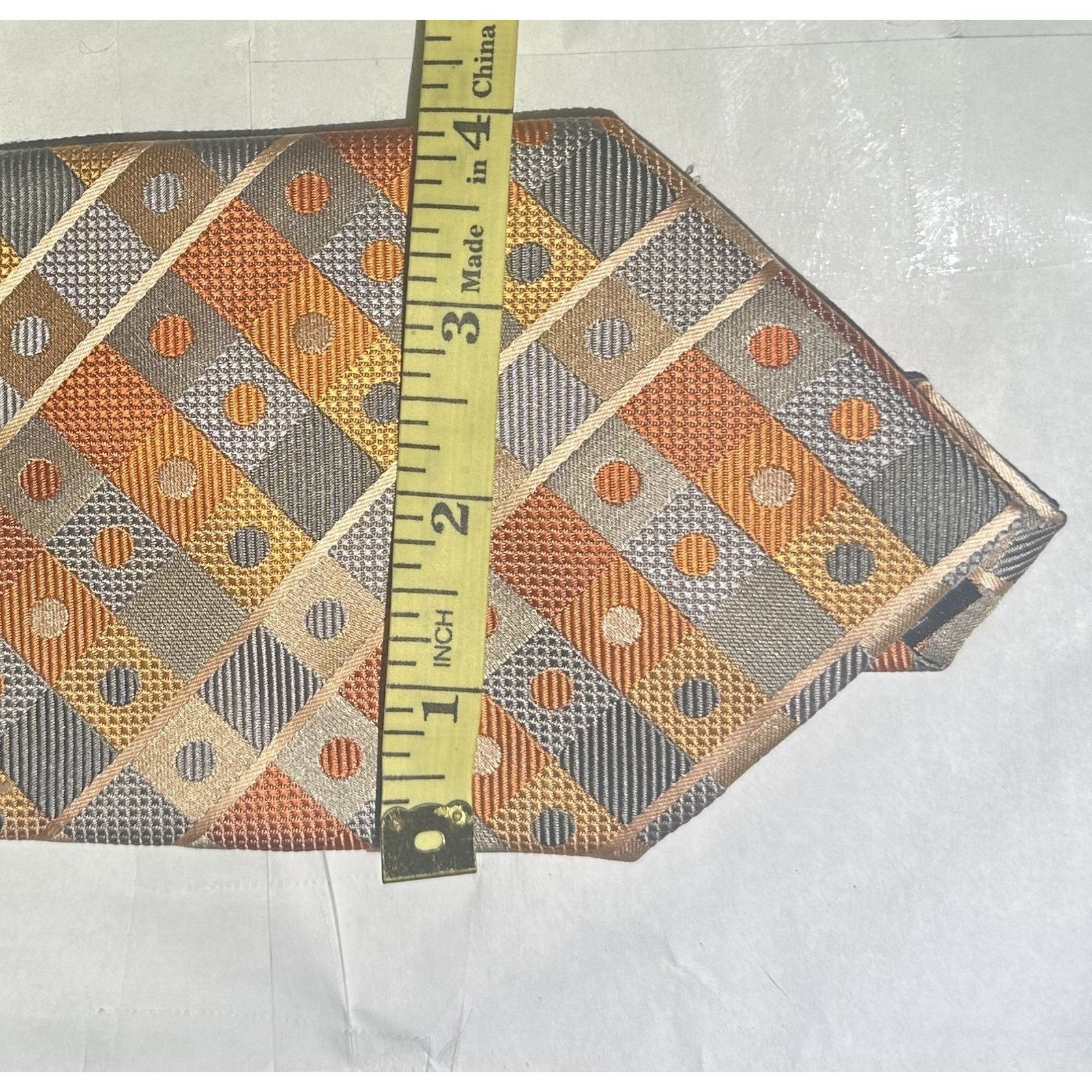 Other 3x 100% Silk Ties Brutini Graphic Copper Windowpane Fratelli Size ONE SIZE - 6 Thumbnail