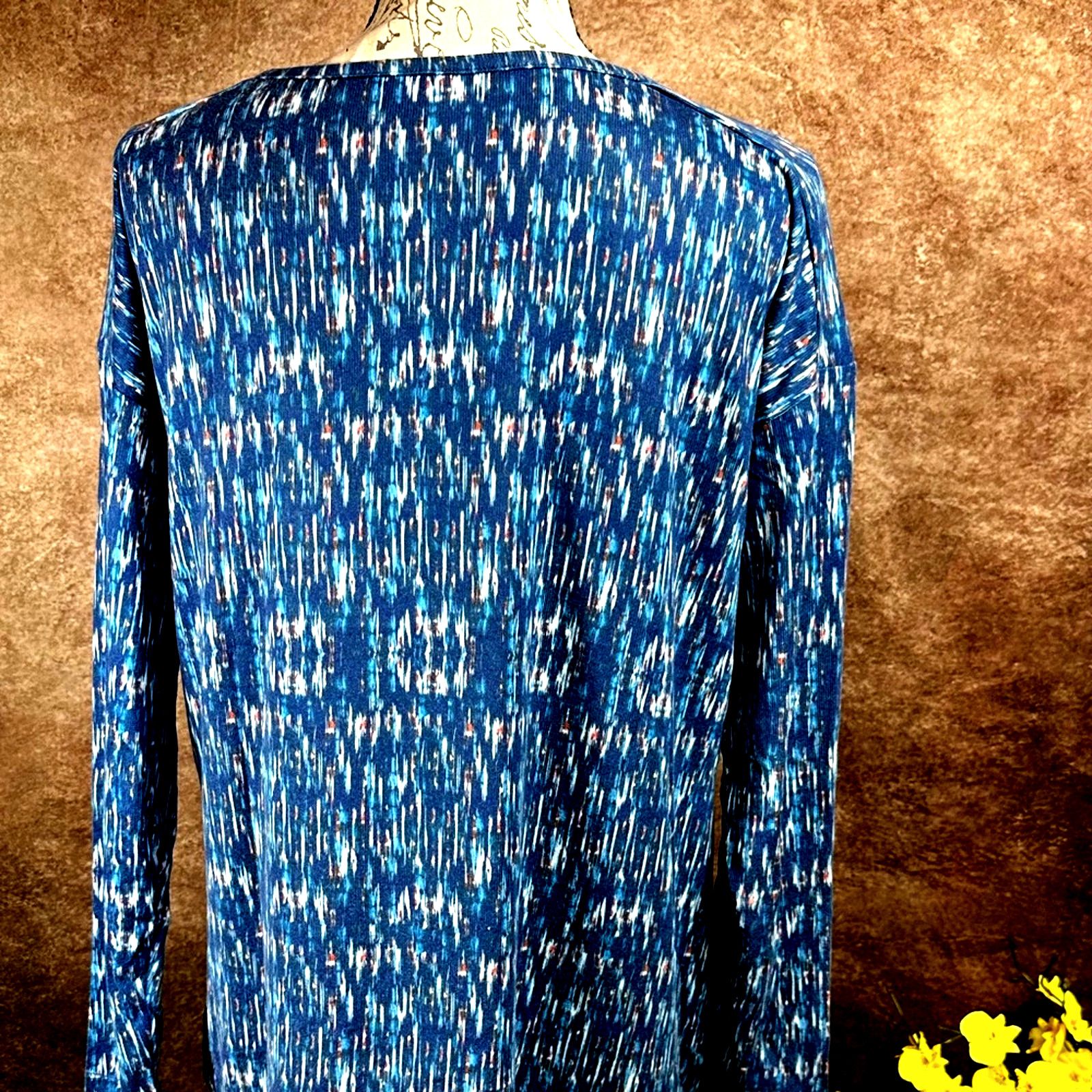 Other Retreat Rhonda Shear Drawstring Hem Tunic Peacock Blue L Size M / US 6-8 / IT 42-44 - 8 Thumbnail