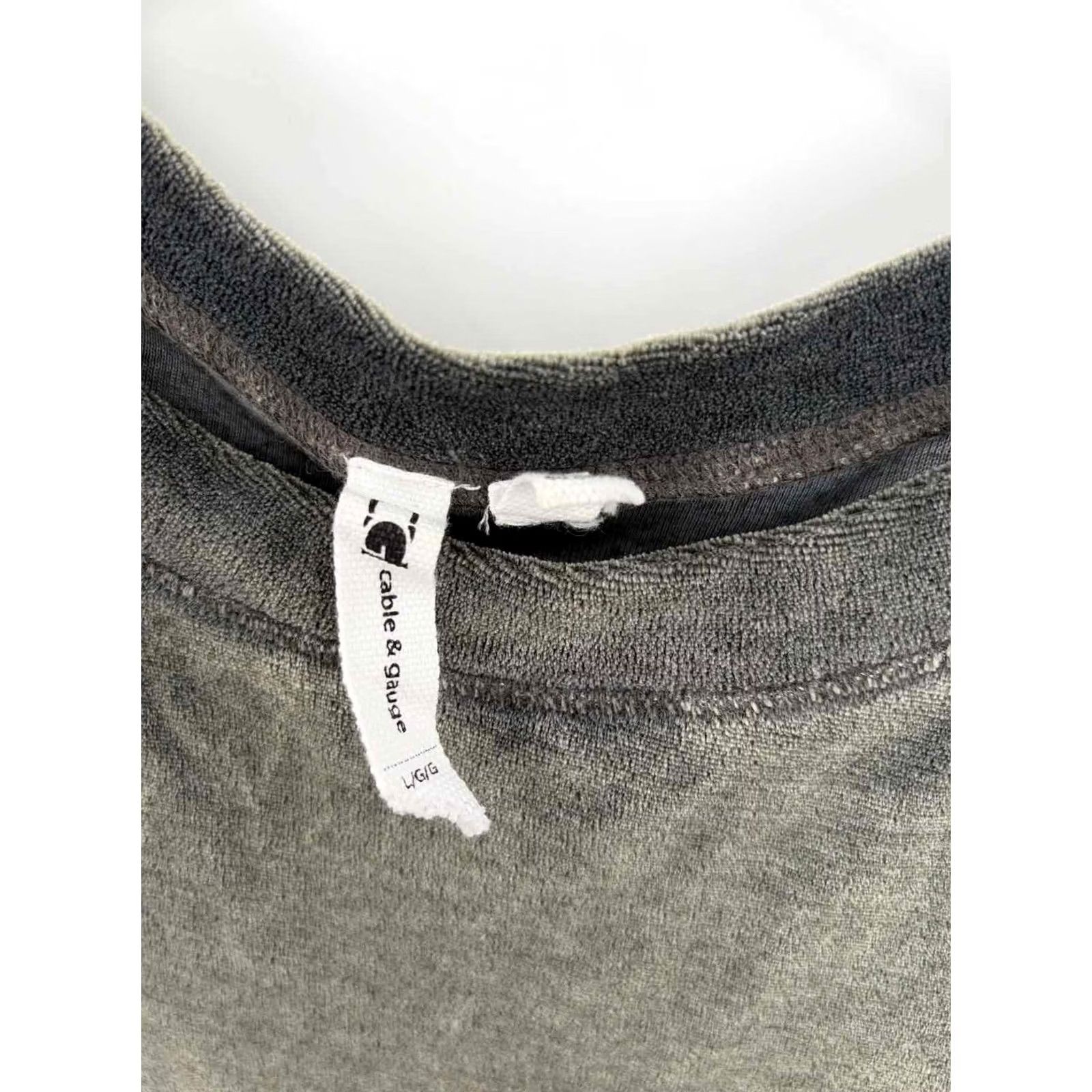Vintage Cable & Gauge Sweater Grey Large Regular Womens? Size L / US 10 / IT 46 - 3 Thumbnail