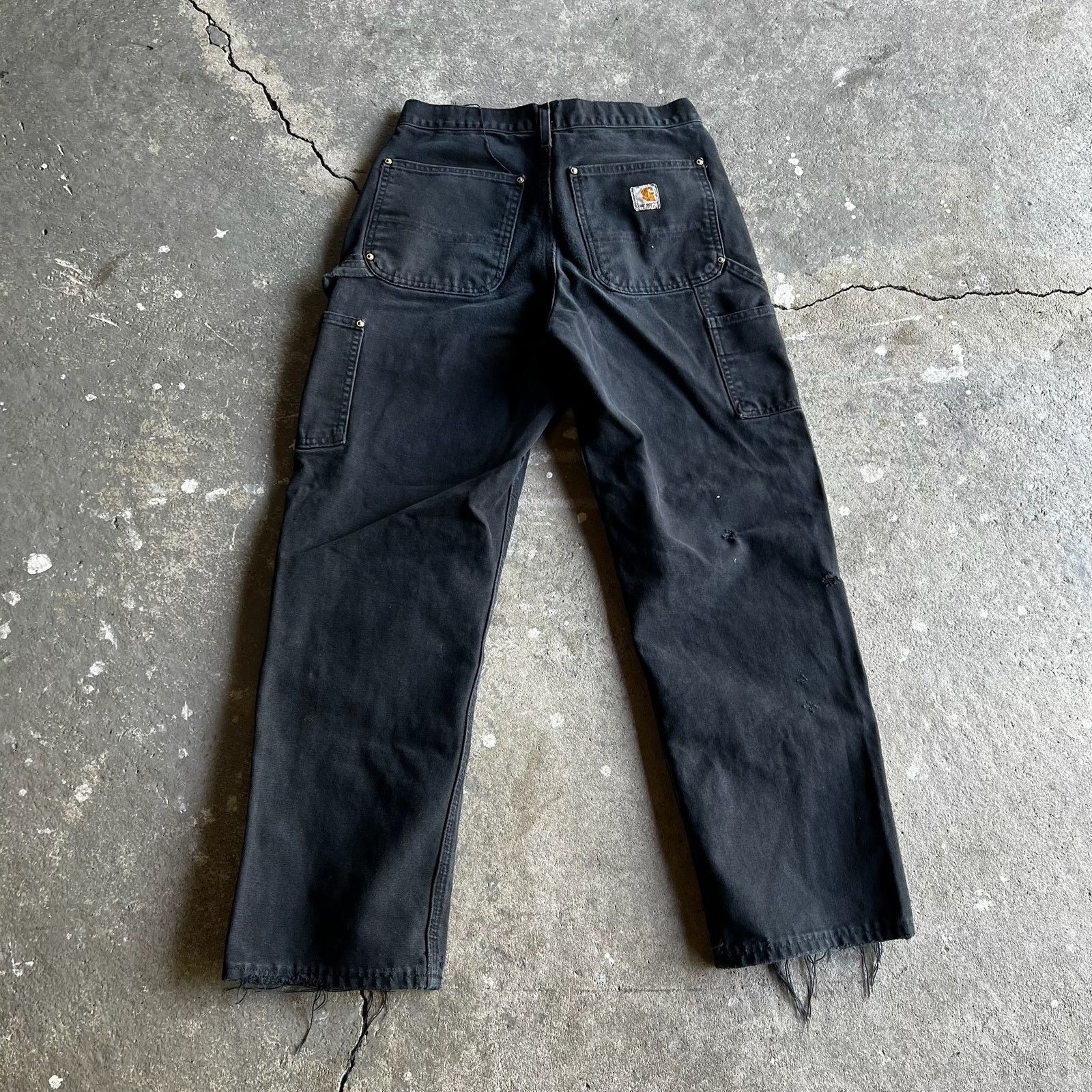 Carhartt × Vintage Carhartt black double knee work wear carpenter pants Size US 28 / EU 44 - 4 Thumbnail