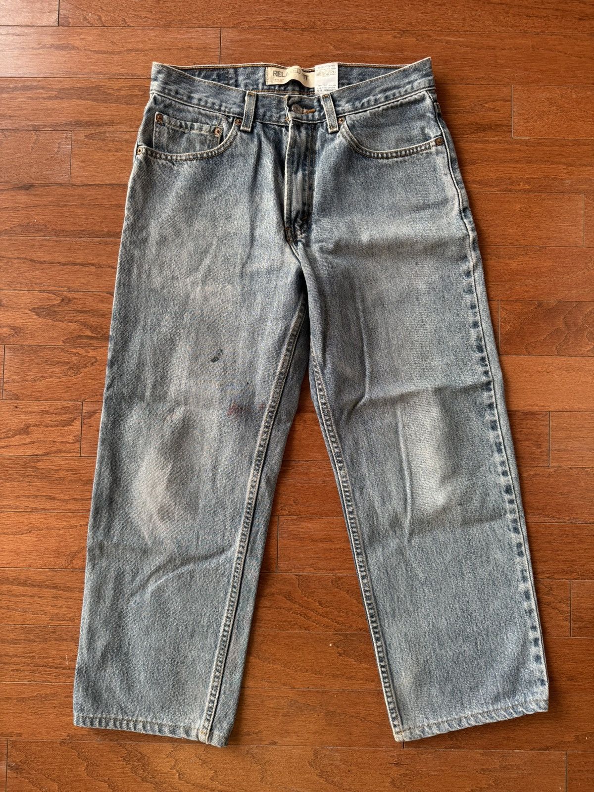 Levi's Levi 550 Relaxed fit blue jeans Size US 31 - 1 Thumbnail