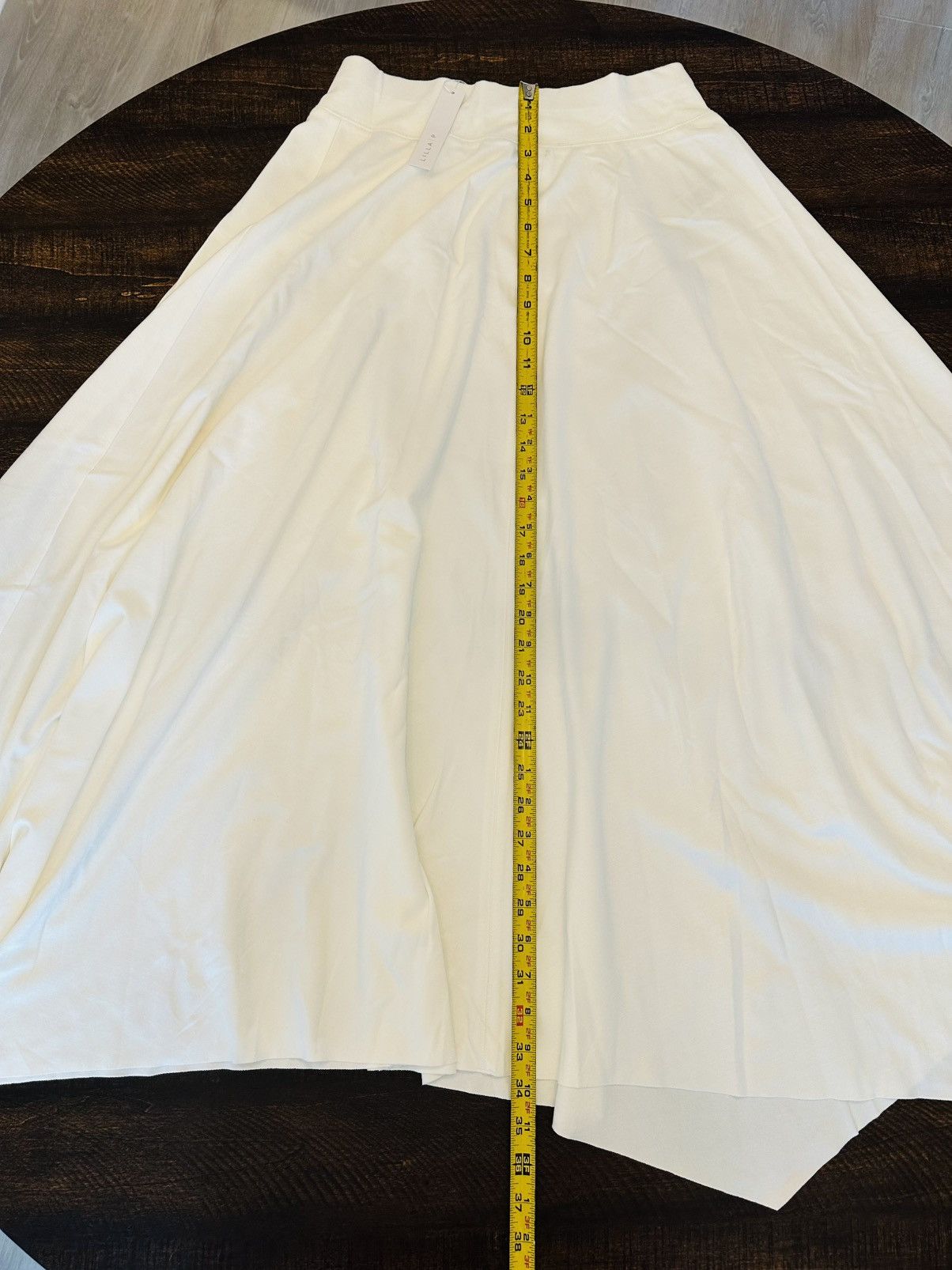 Other NWT Lilla P White Midi Skirt-Size Small/Stretchy Waist*Marks Size 25" / US 0 / IT 36 - 3 Thumbnail