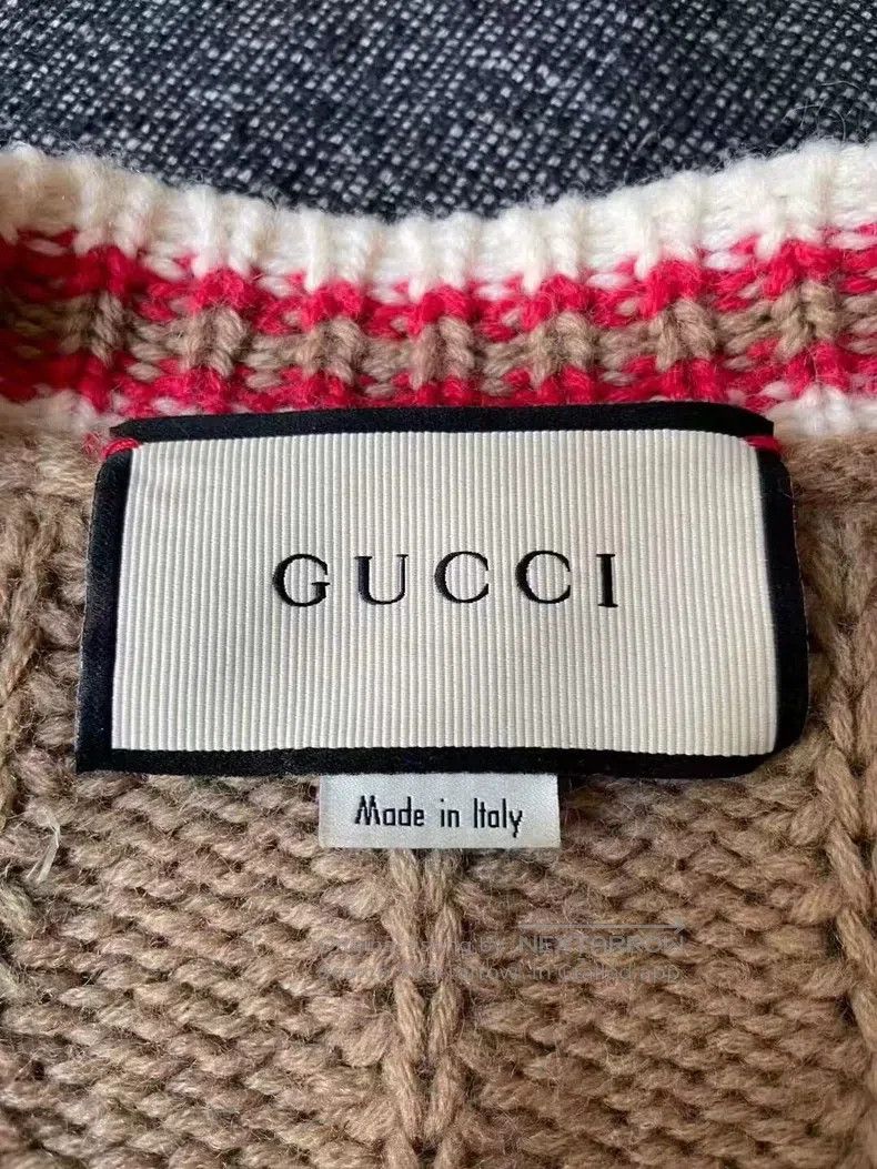 Gucci Gucci Coarsely woven wool cardigan coat Size US L / EU 52-54 / 3 - 2 Thumbnail