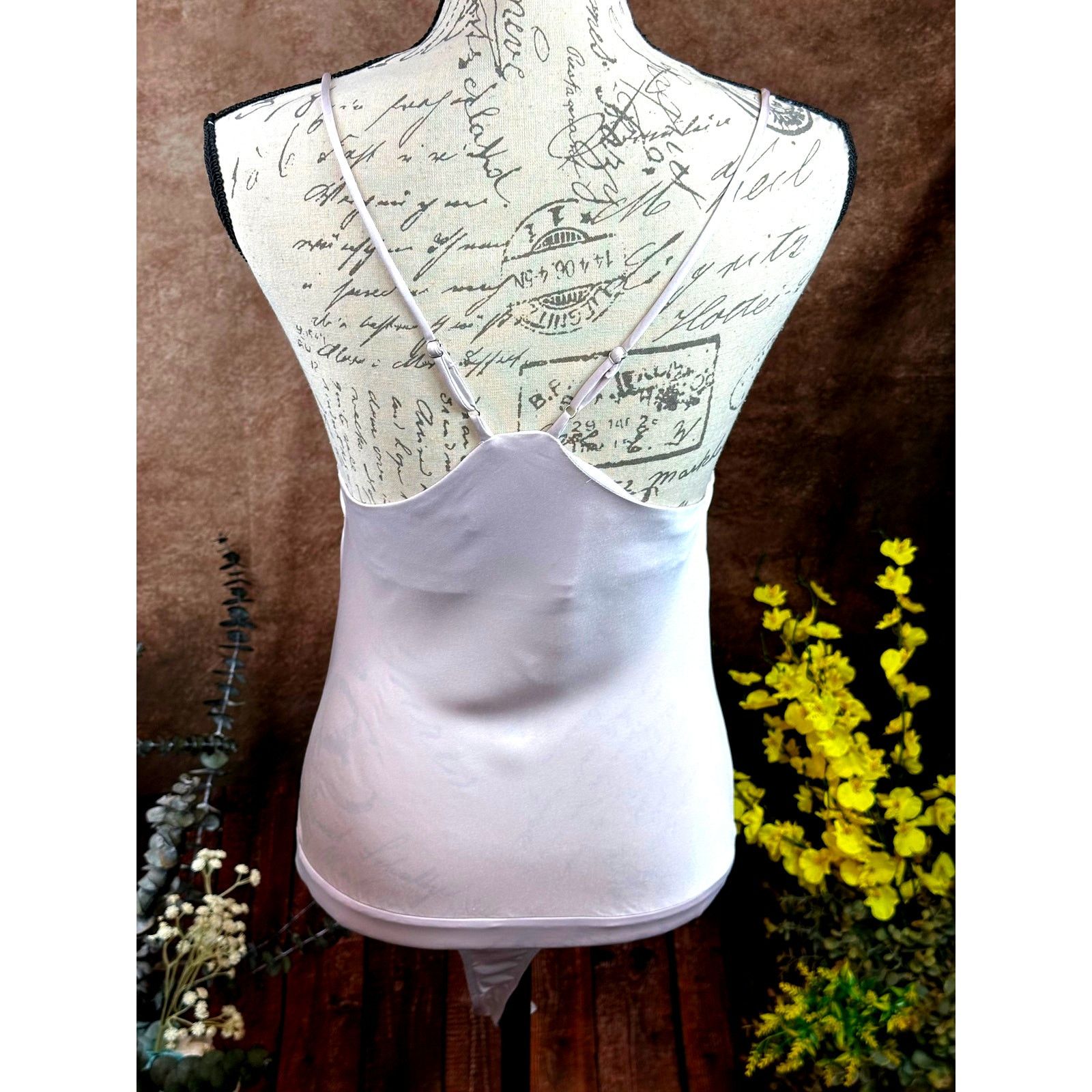 ASTR The Label Drape Front Satin V Back Astr The Label Bodysuit Champagne S Size S / US 4 / IT 40 - 12 Thumbnail